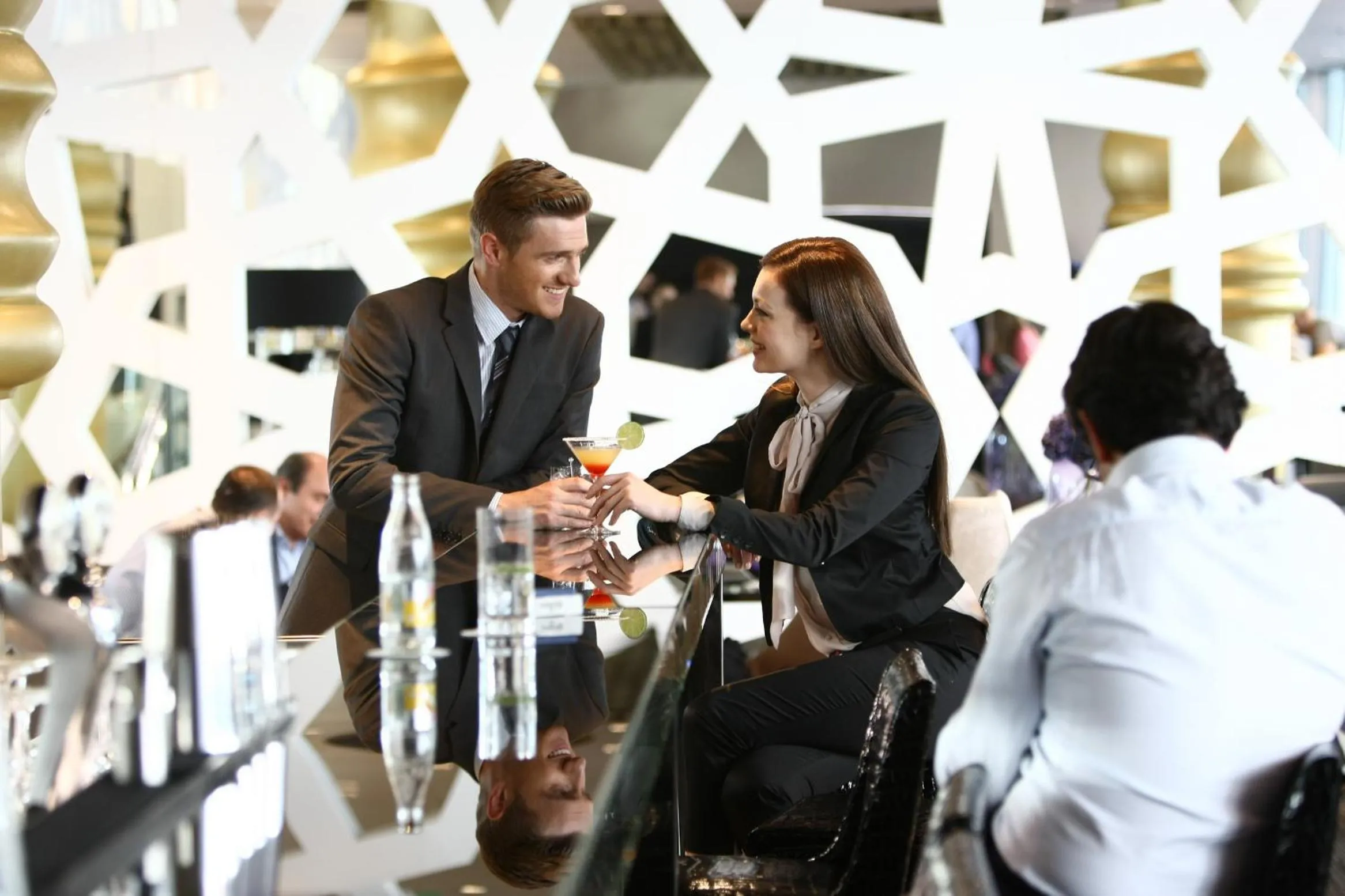 Lounge or bar in Falkensteiner Hotel Belgrade Superior