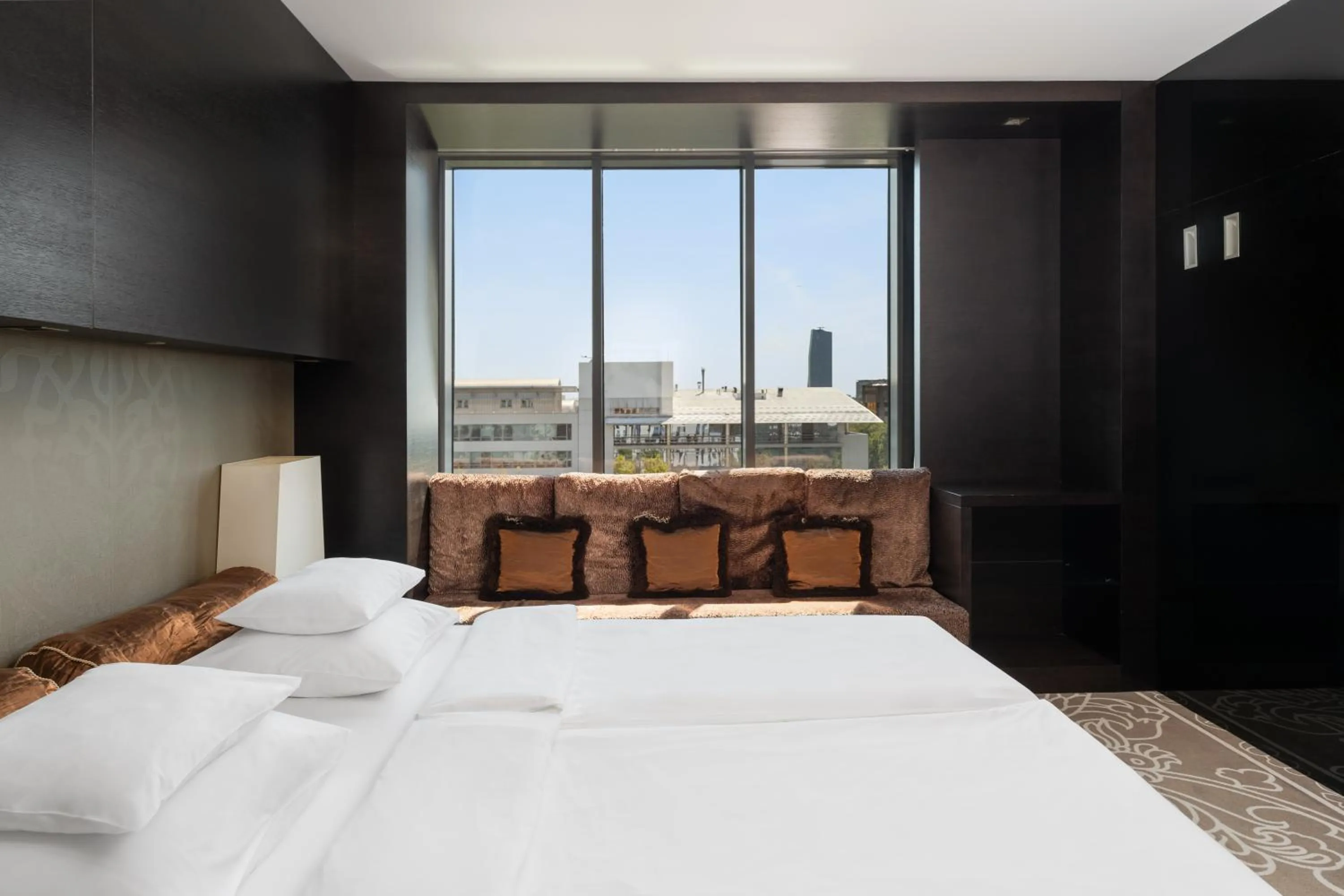 Bed in Falkensteiner Hotel Belgrade Superior