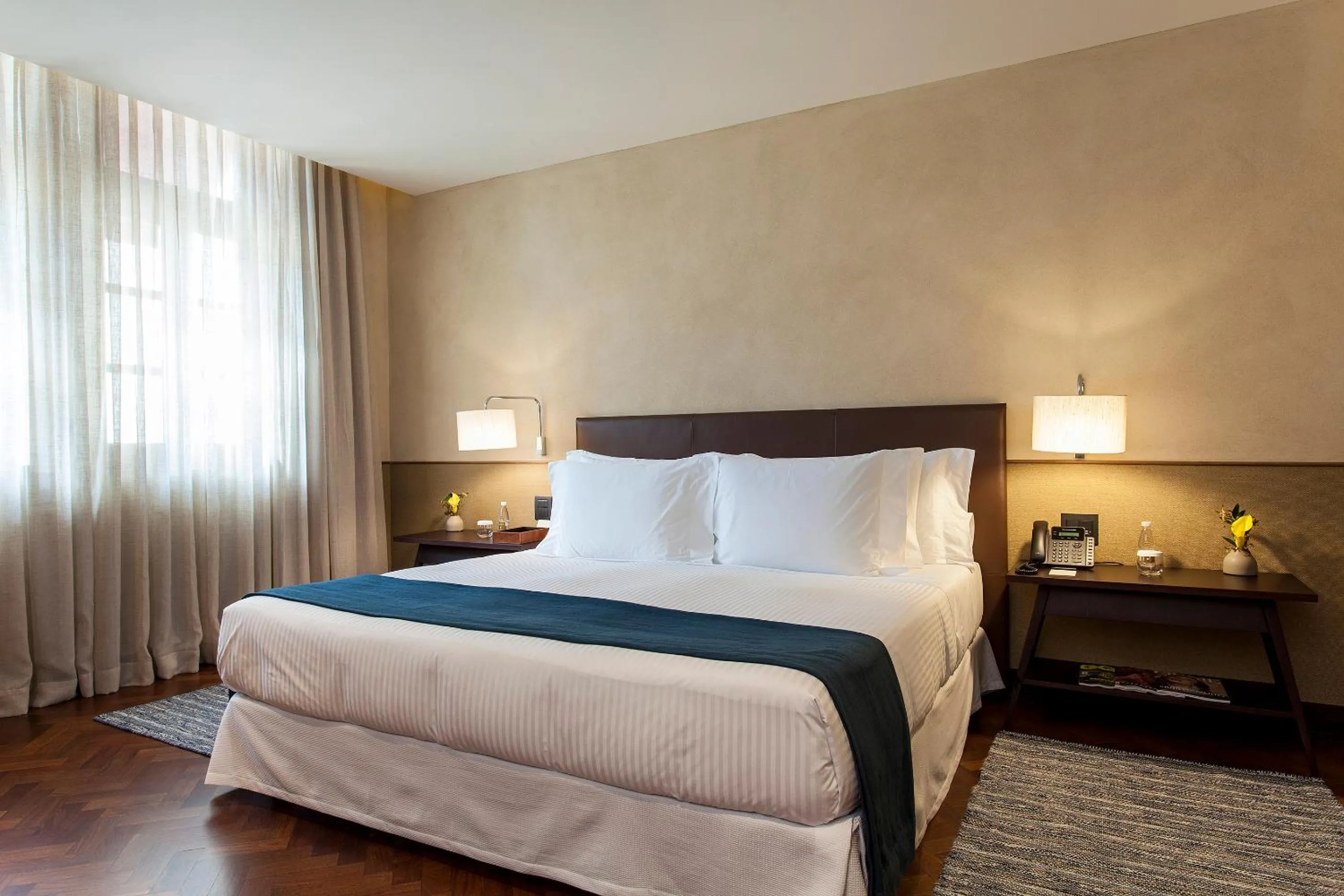 Bed in Hotel Fasano Salvador