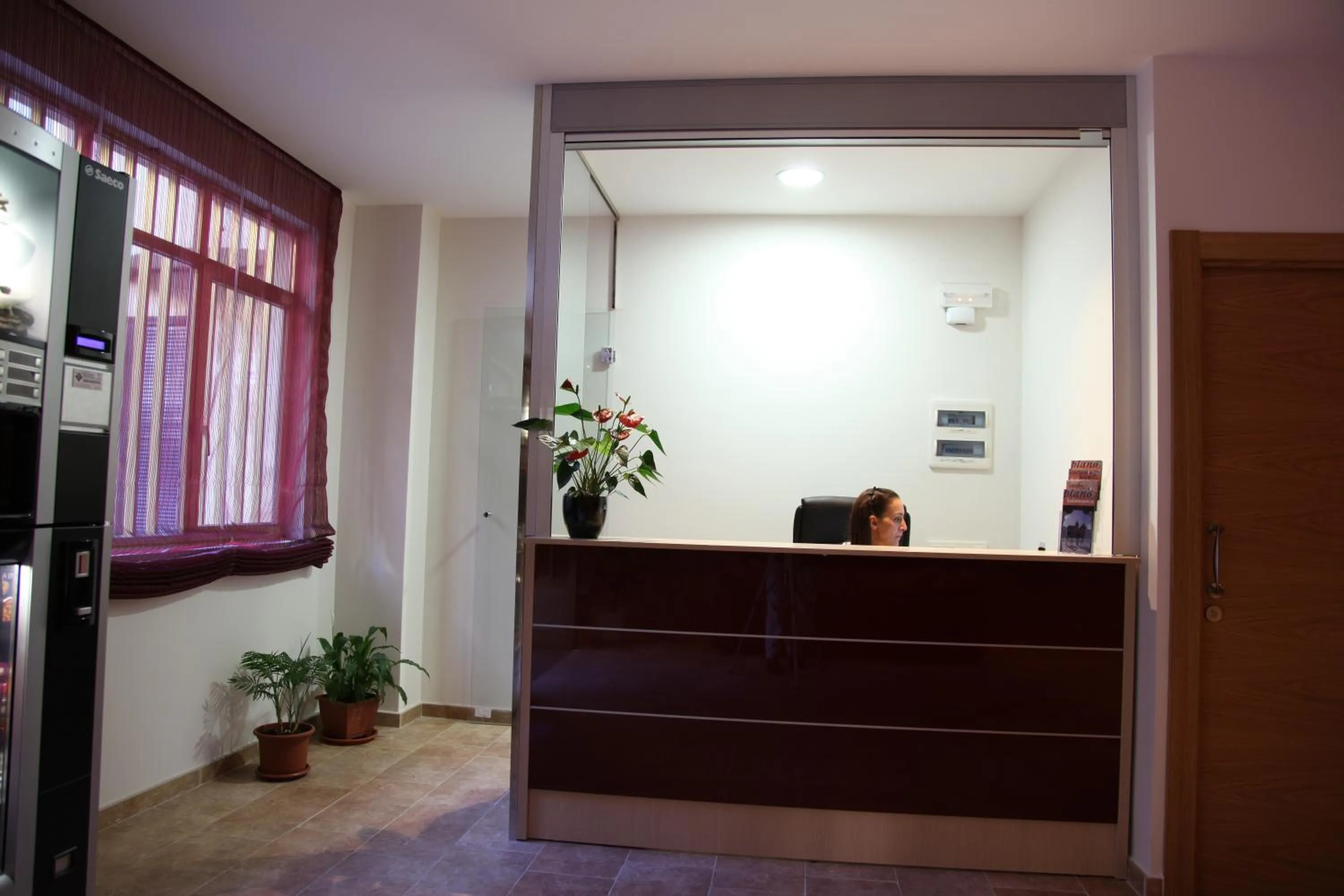 Lobby or reception in Hostal Santel San Marcos