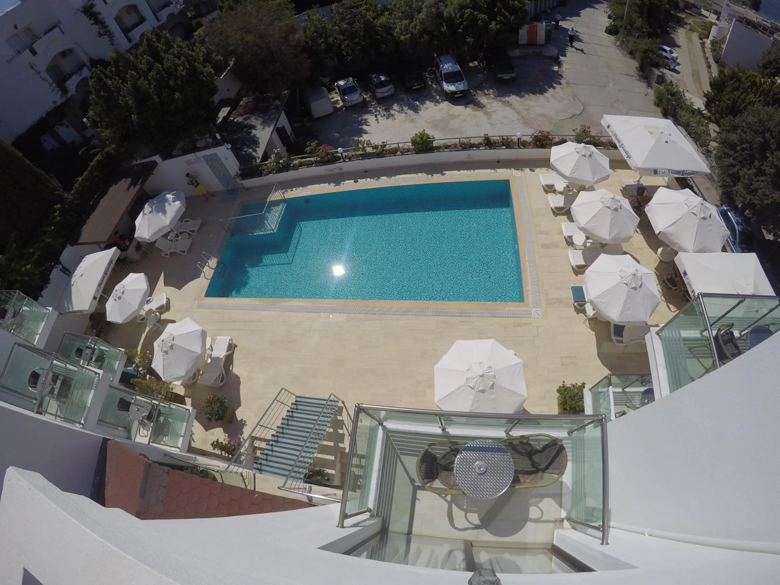 Pool view in Gun-Ay Hotel