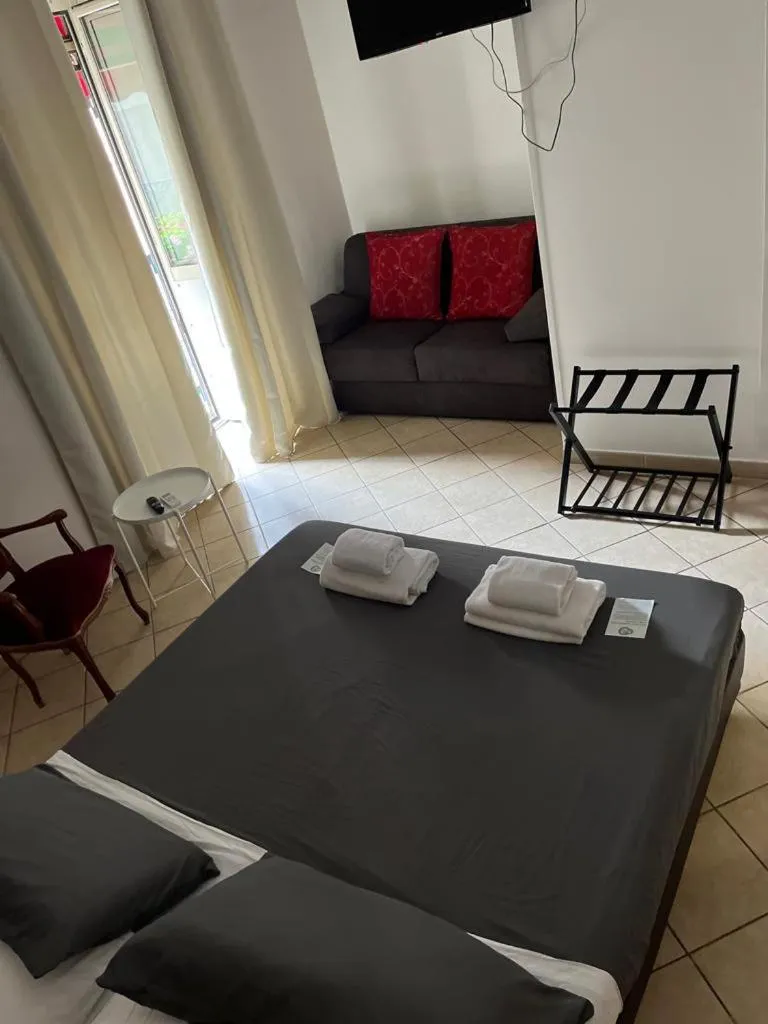 Bed in Hotel Trieste