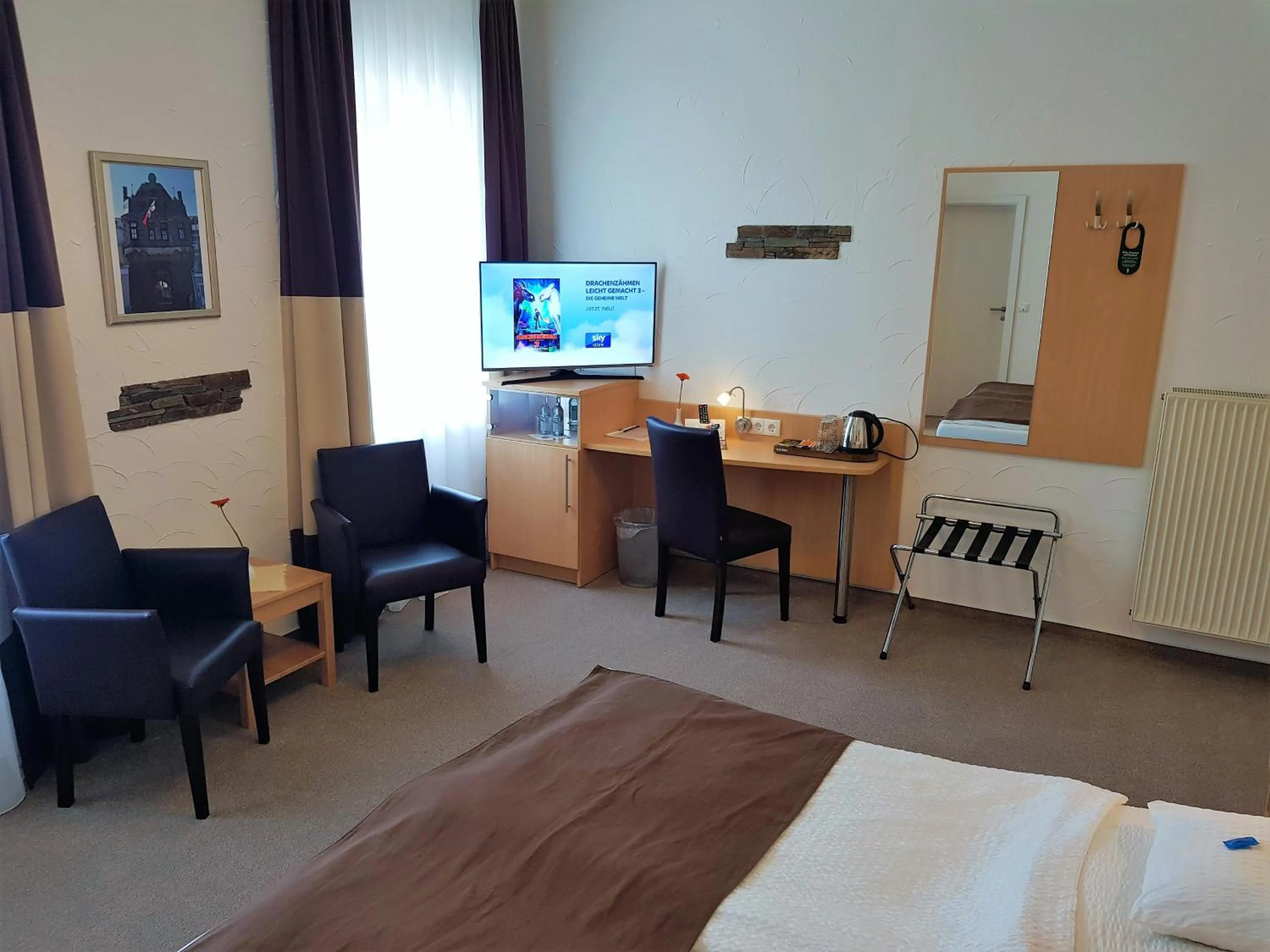 TV and multimedia, Bed in Hotel zum Anker