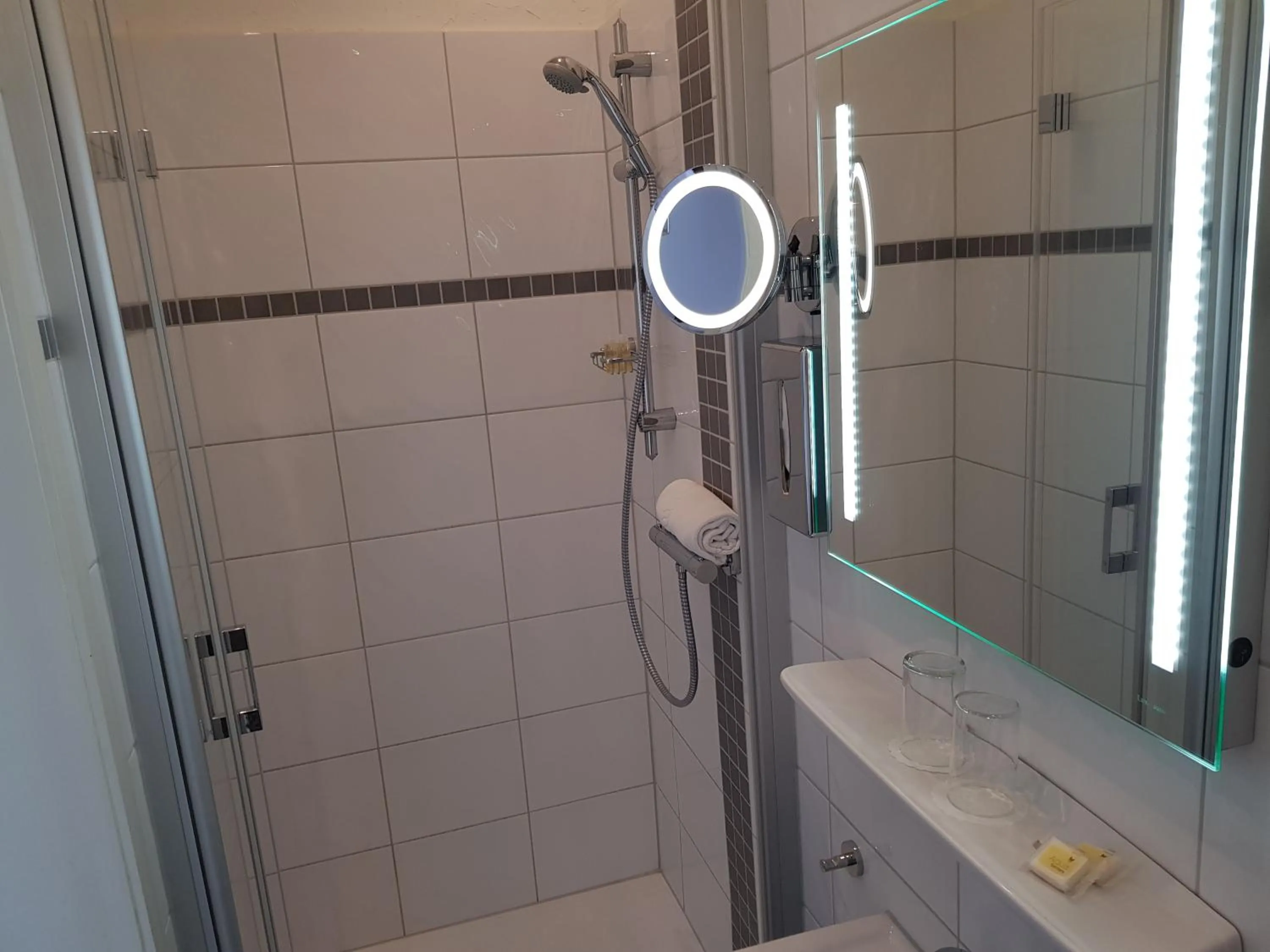 Shower in Hotel zum Anker
