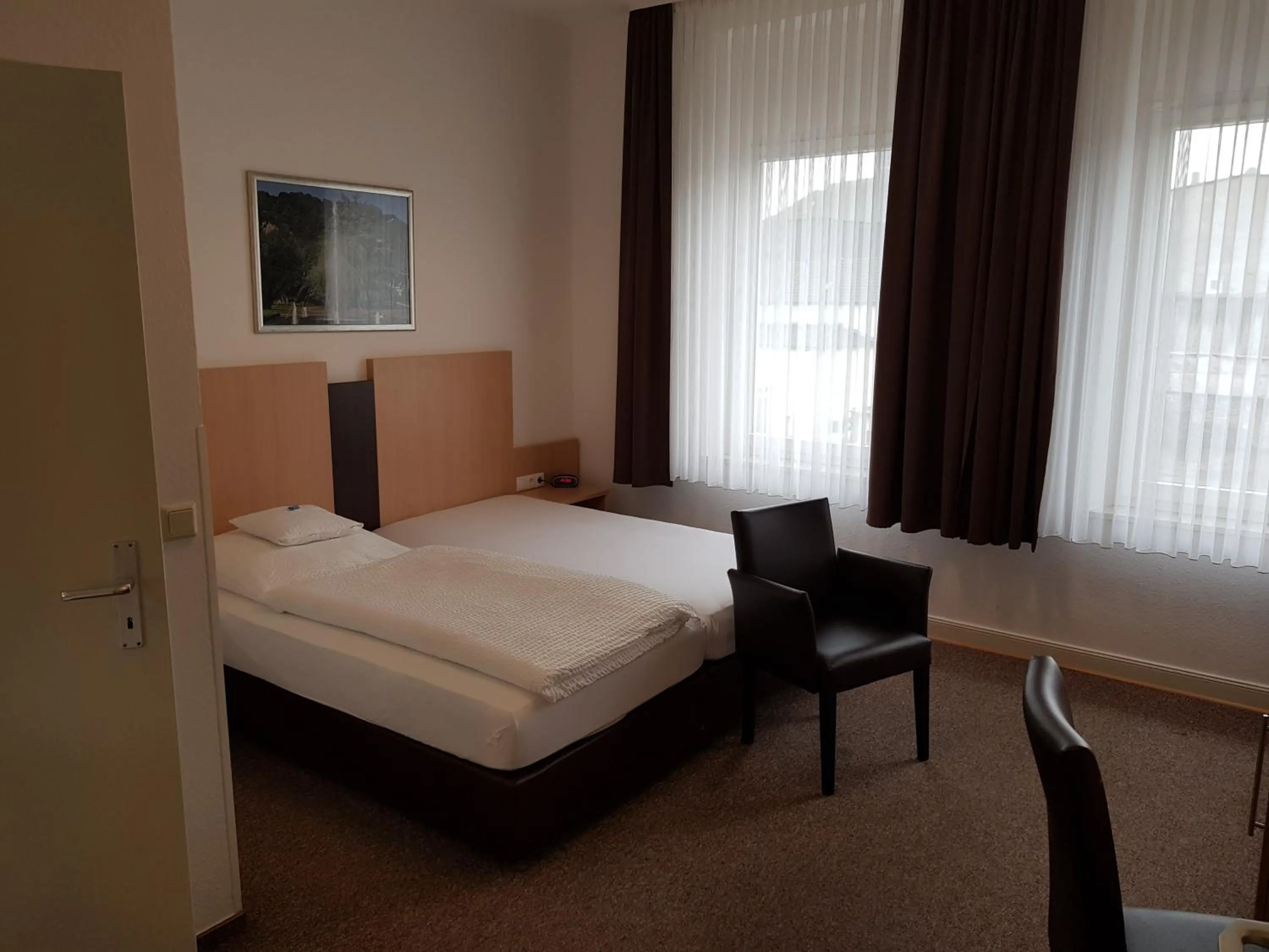 Bed in Hotel zum Anker