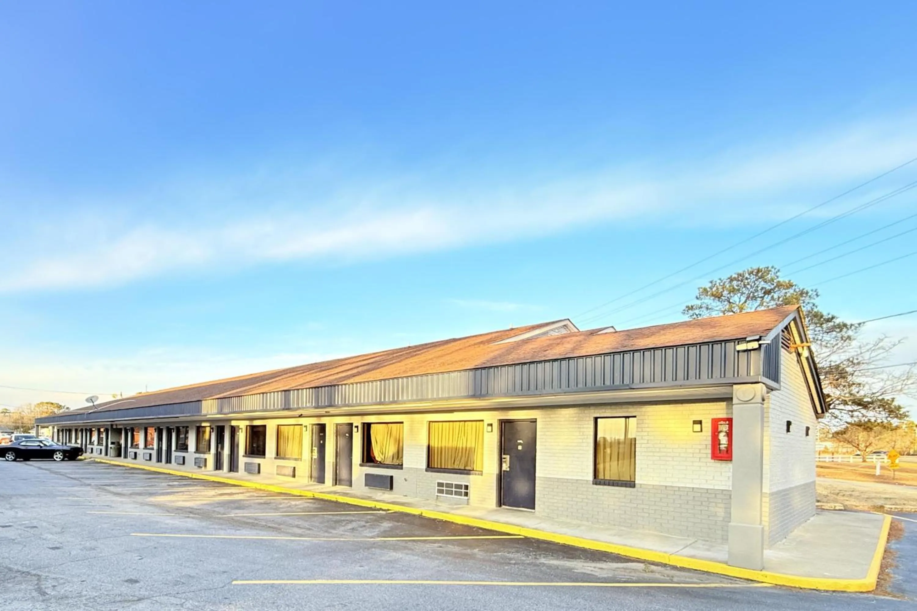 Facade/entrance in OYO Hotel Williamston