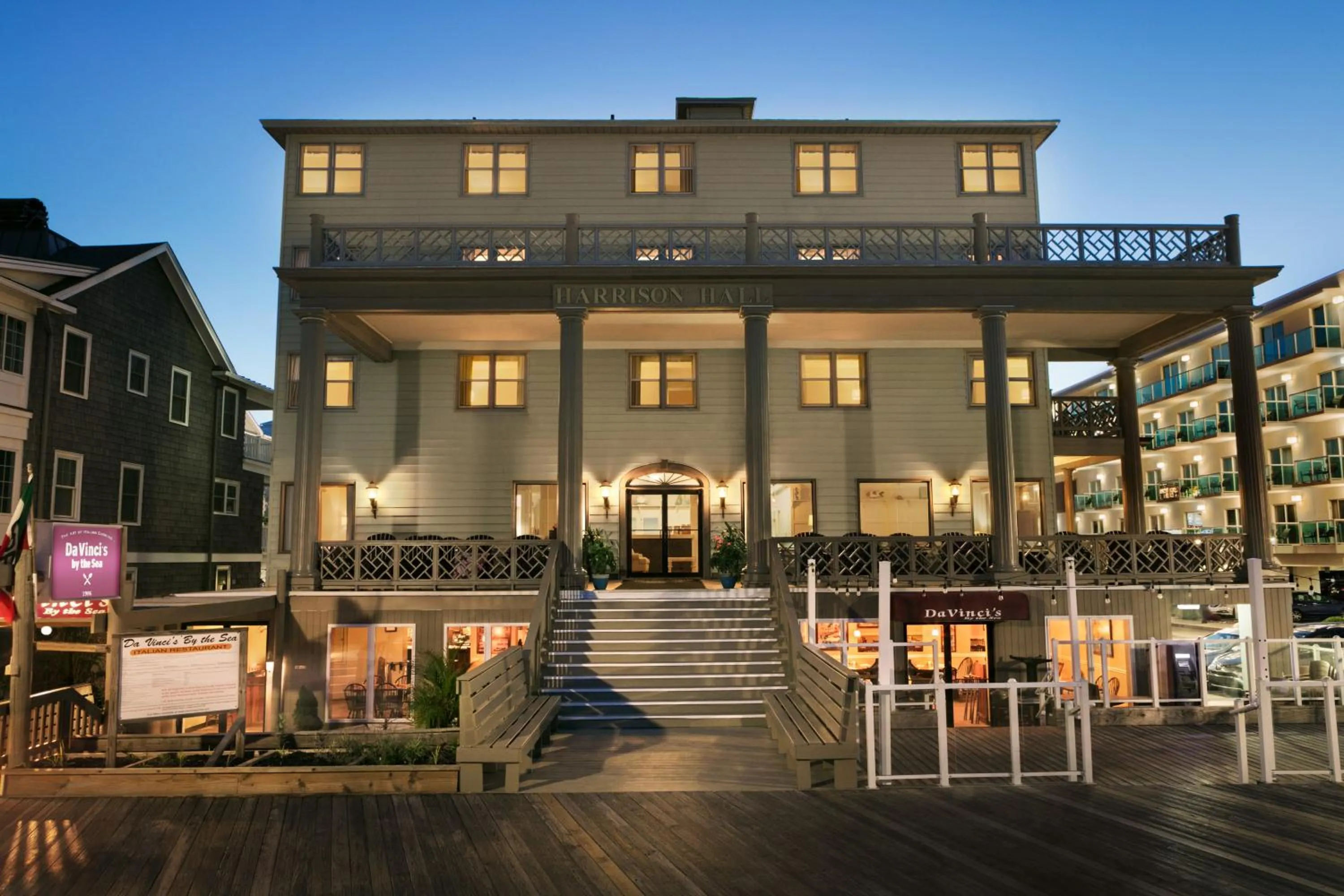 Property building in Harrison Hall Hotel