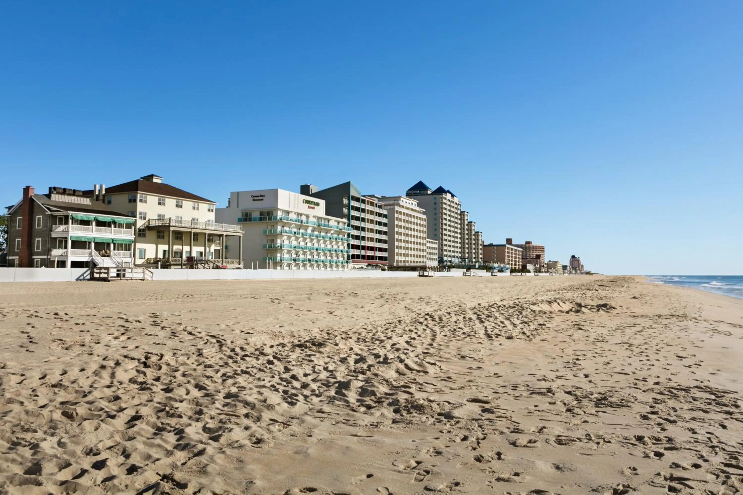 Beach in Harrison Hall Hotel