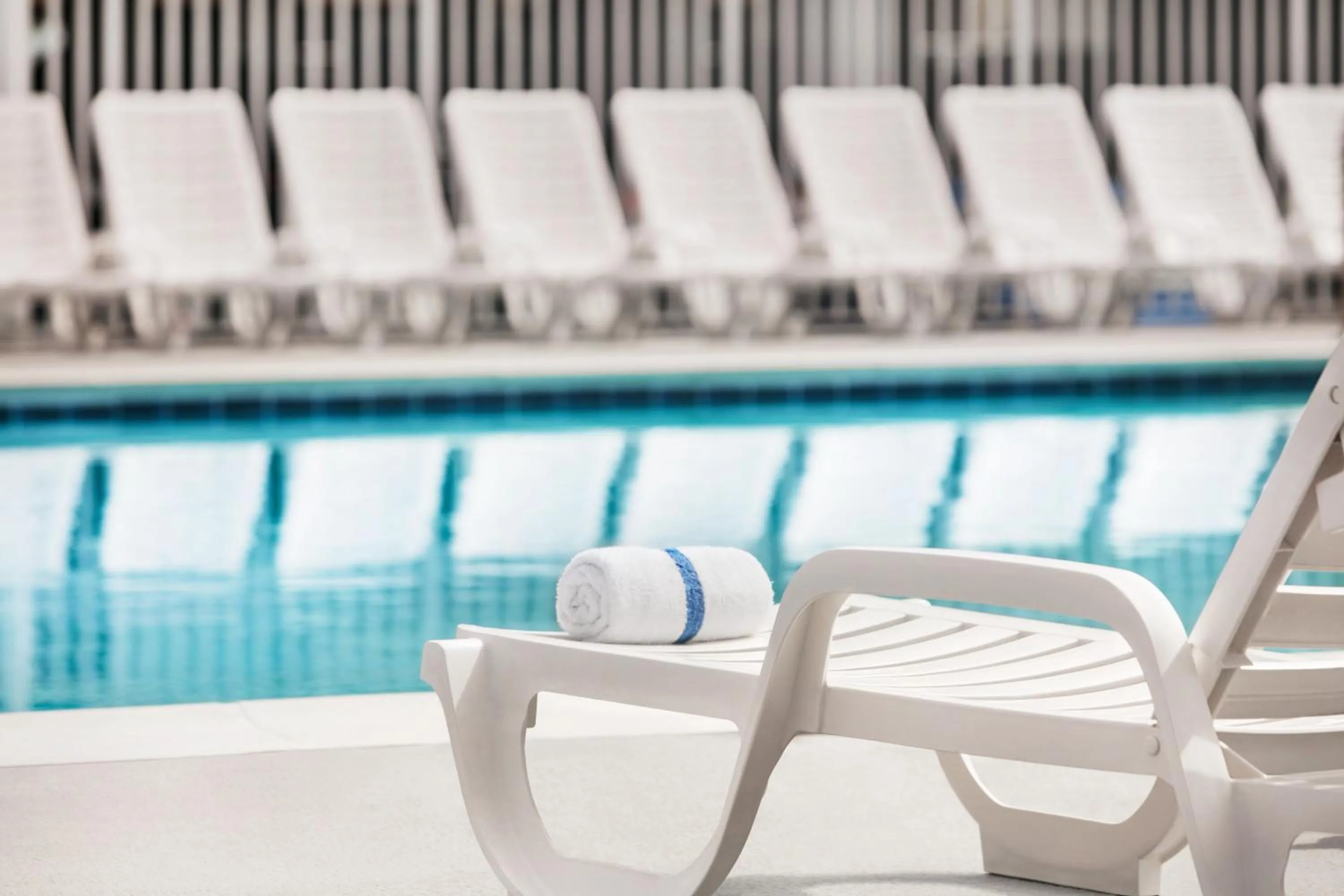 Swimming pool in Harrison Hall Hotel