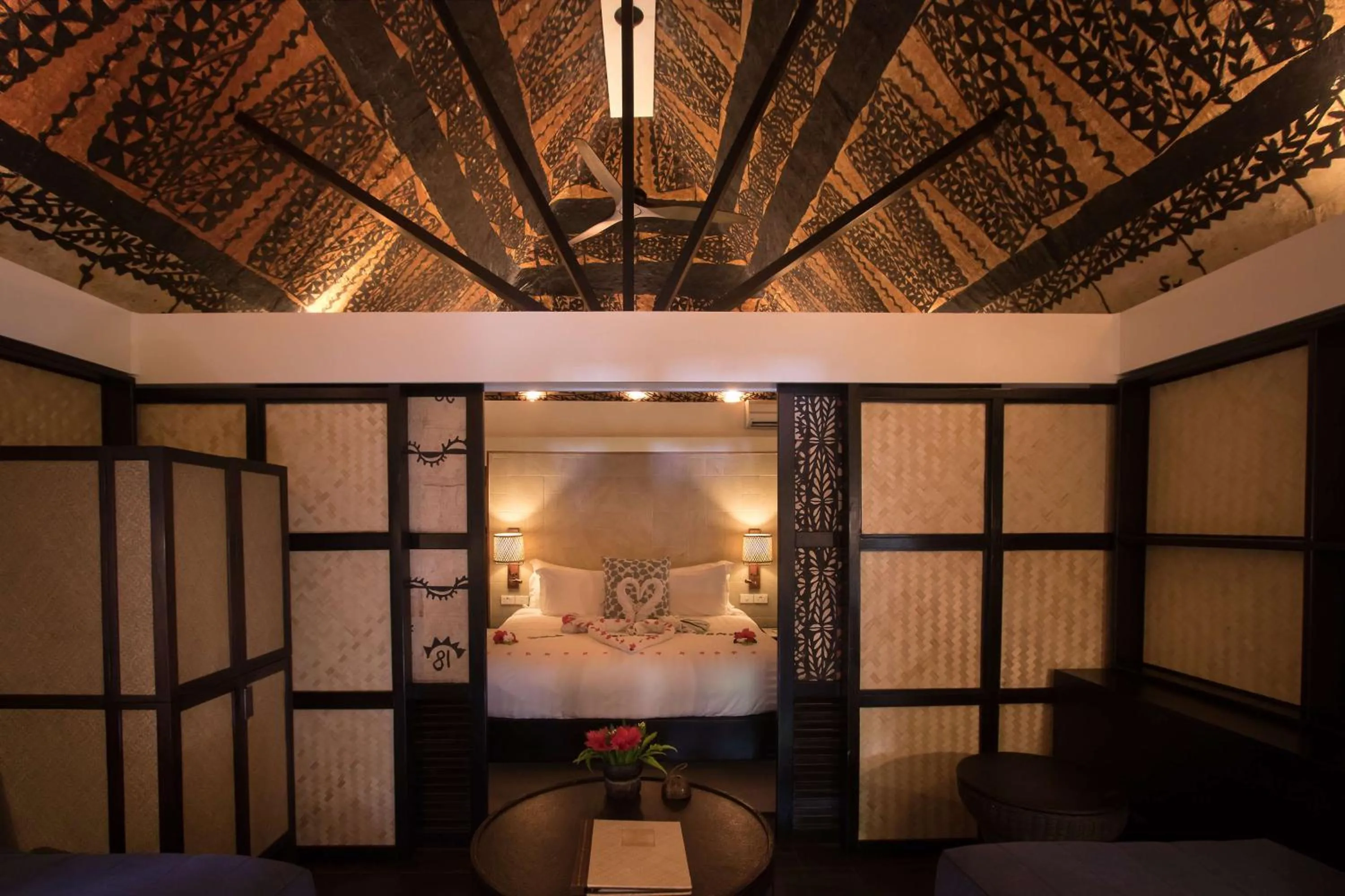 Bed in Castaway Island, Fiji