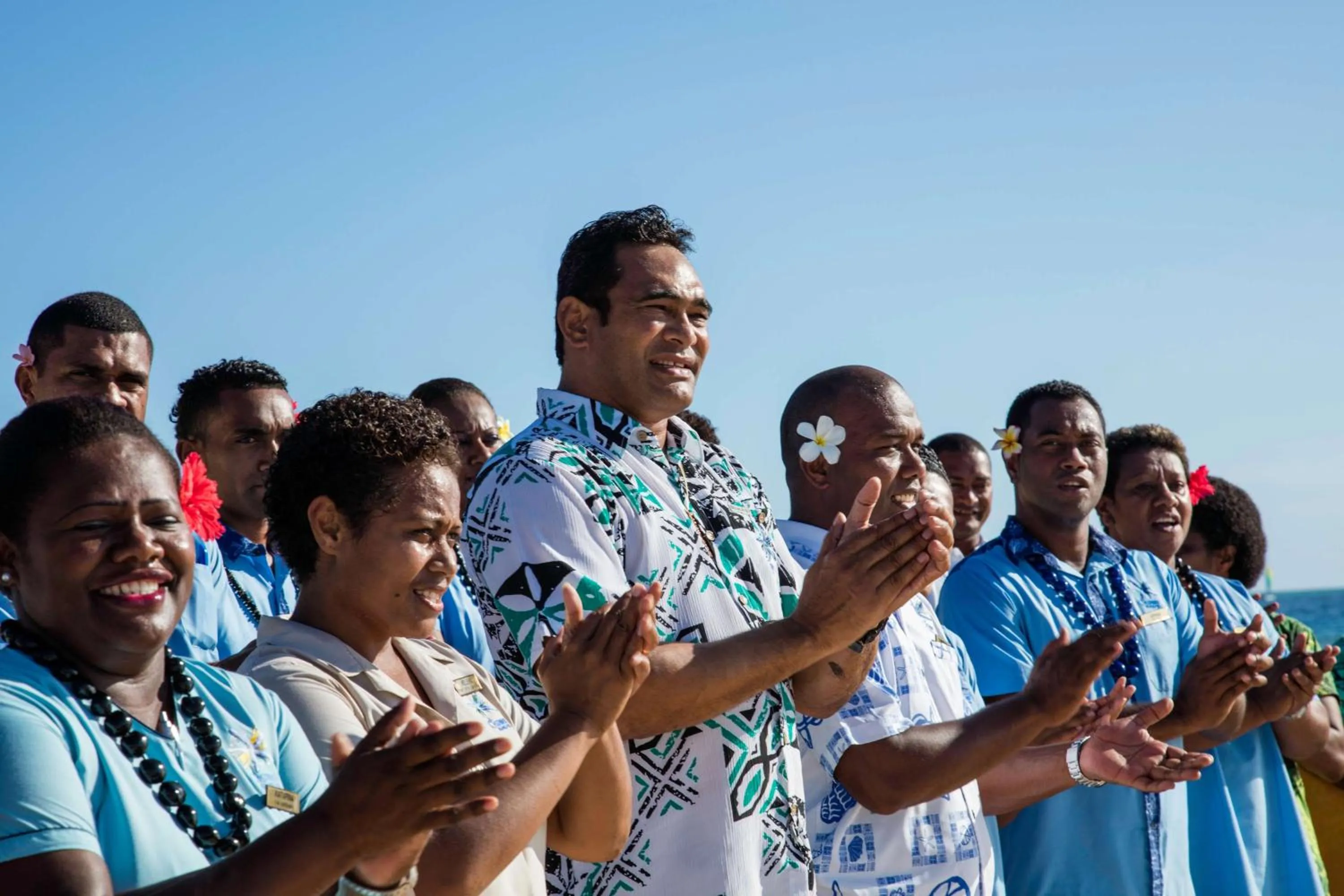 People in Castaway Island, Fiji