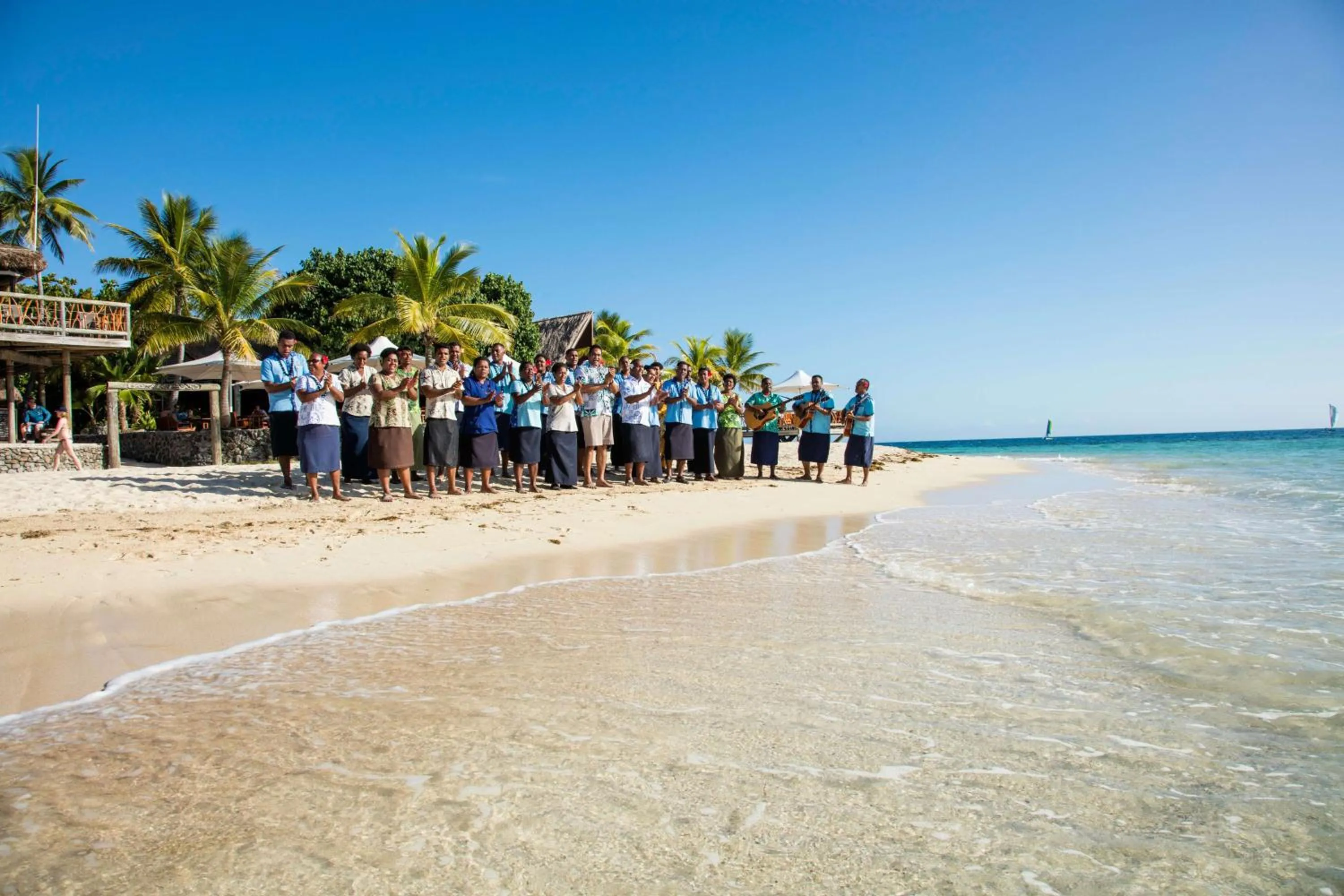 People in Castaway Island, Fiji