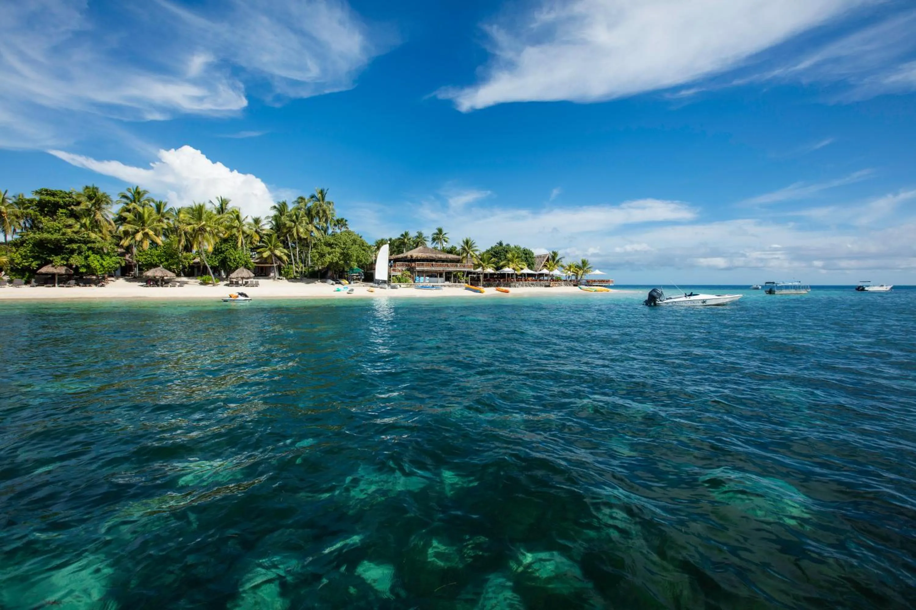Natural landscape in Castaway Island, Fiji