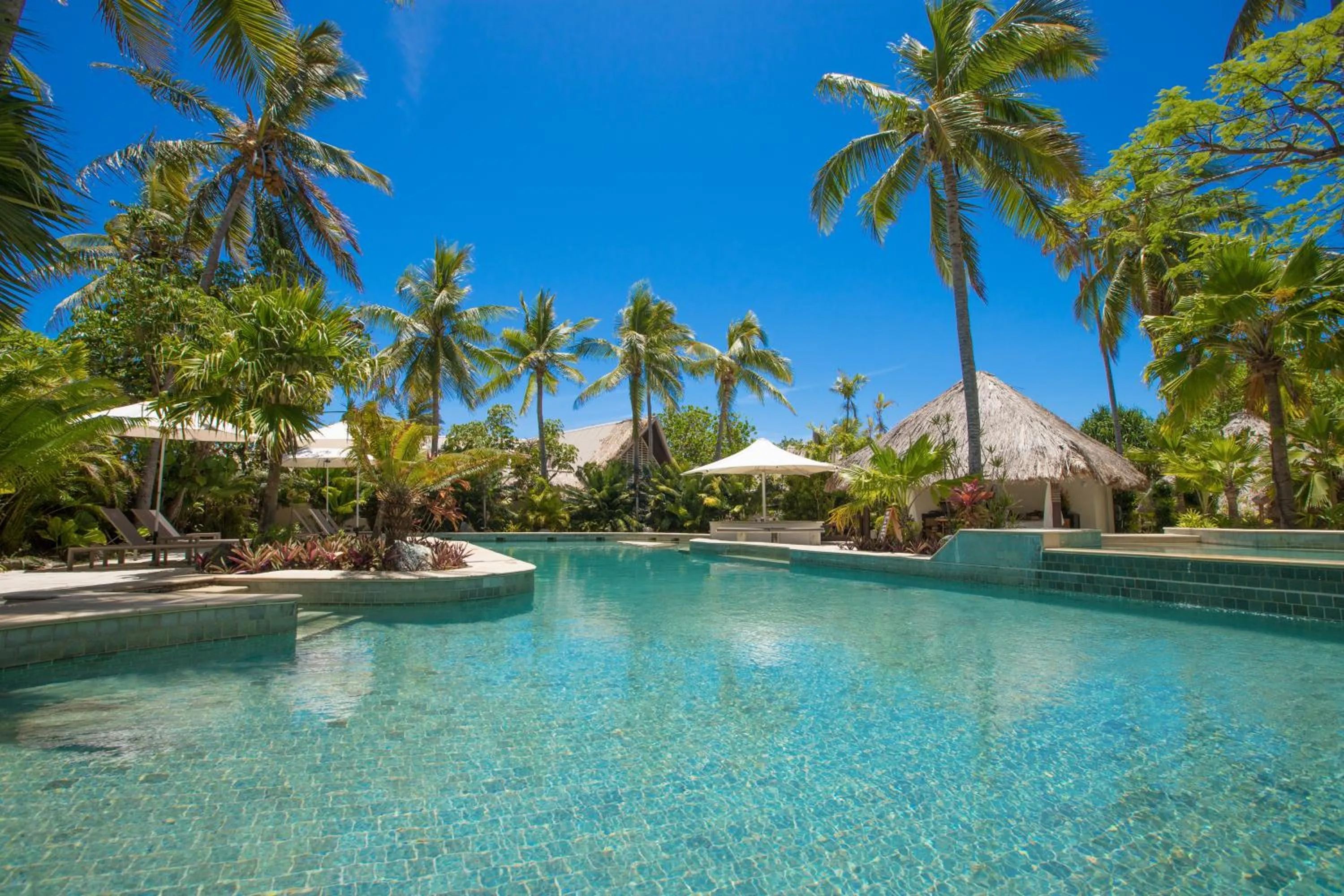Swimming pool in Castaway Island, Fiji