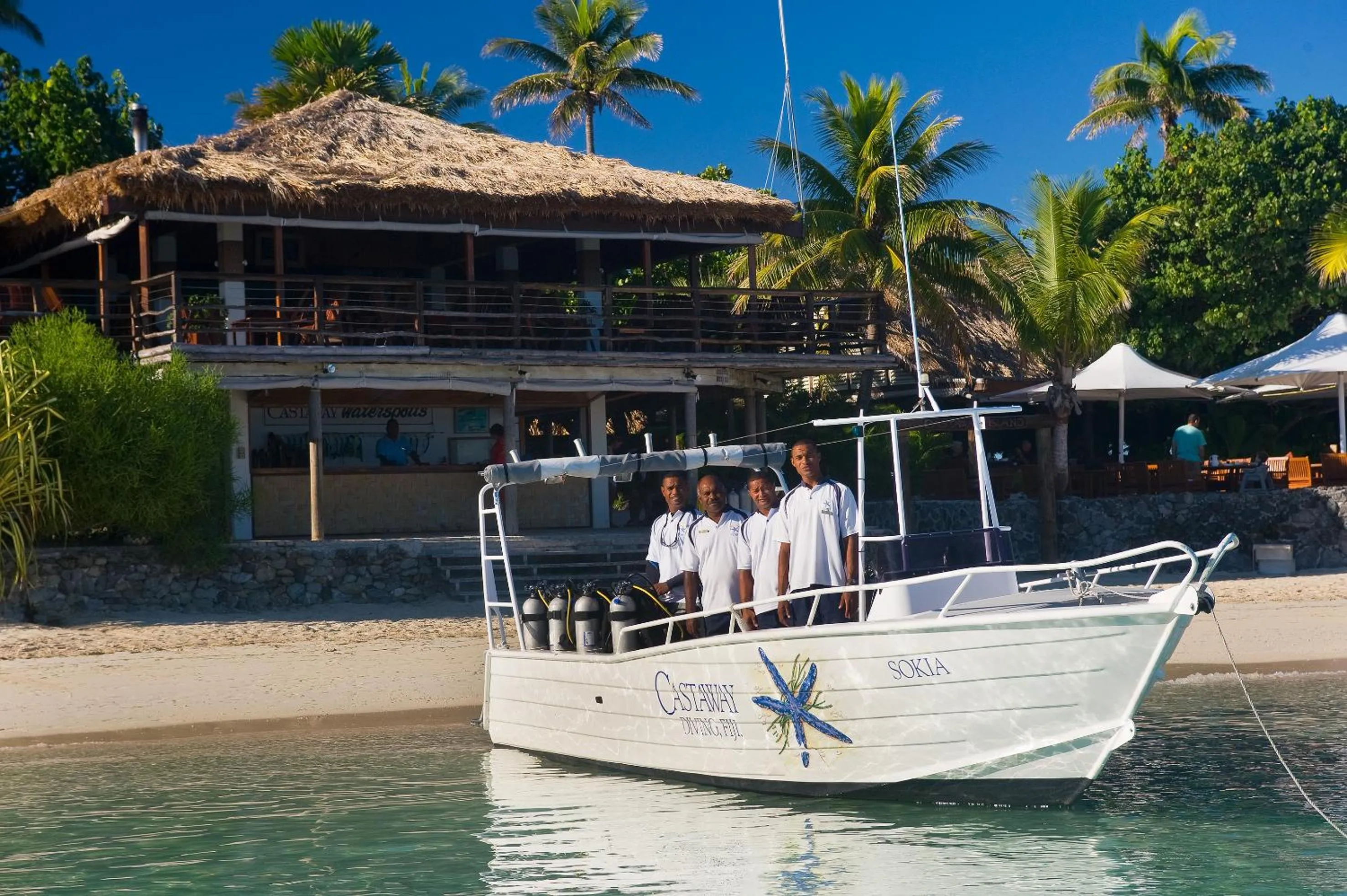 Day in Castaway Island, Fiji