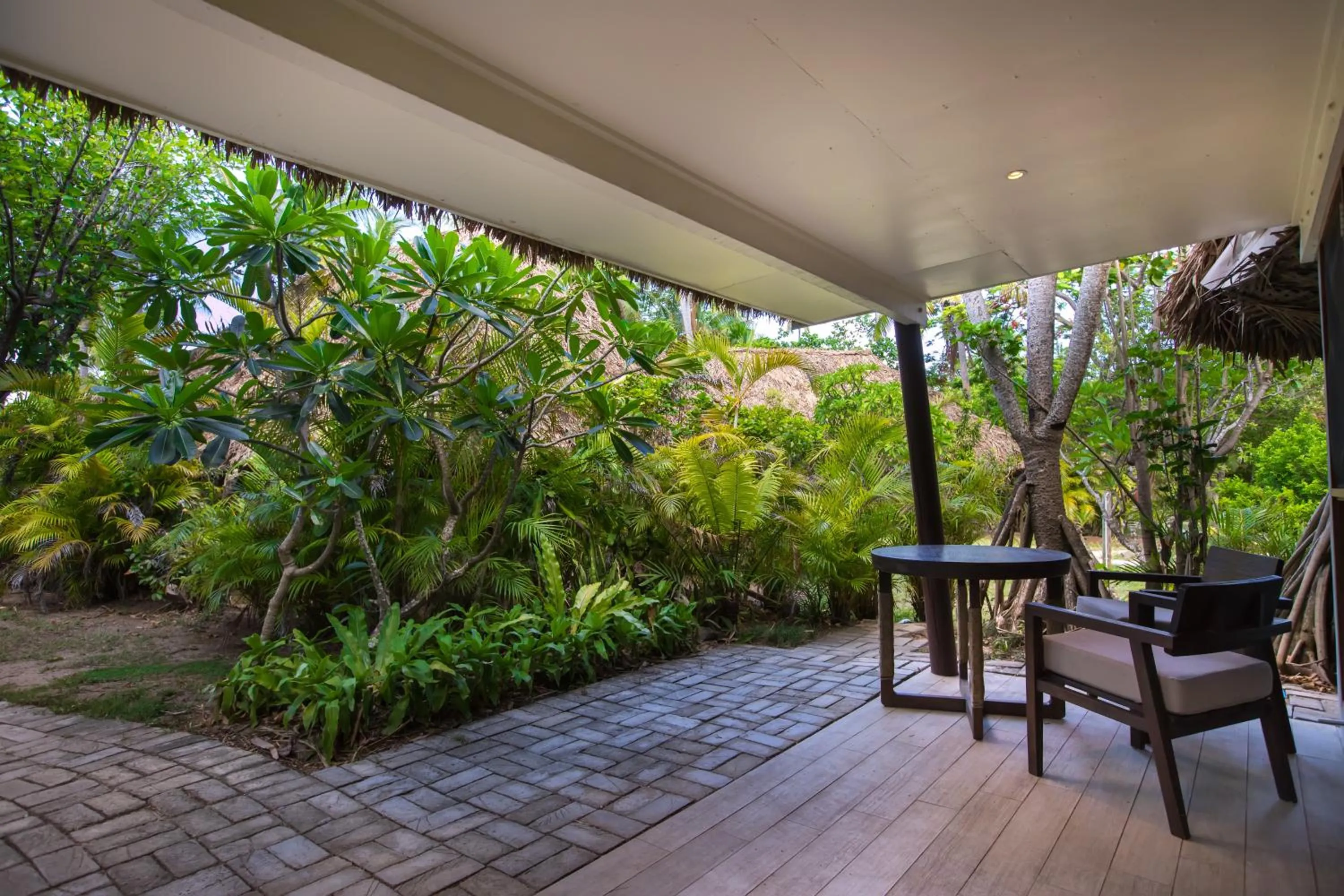 Patio in Castaway Island, Fiji