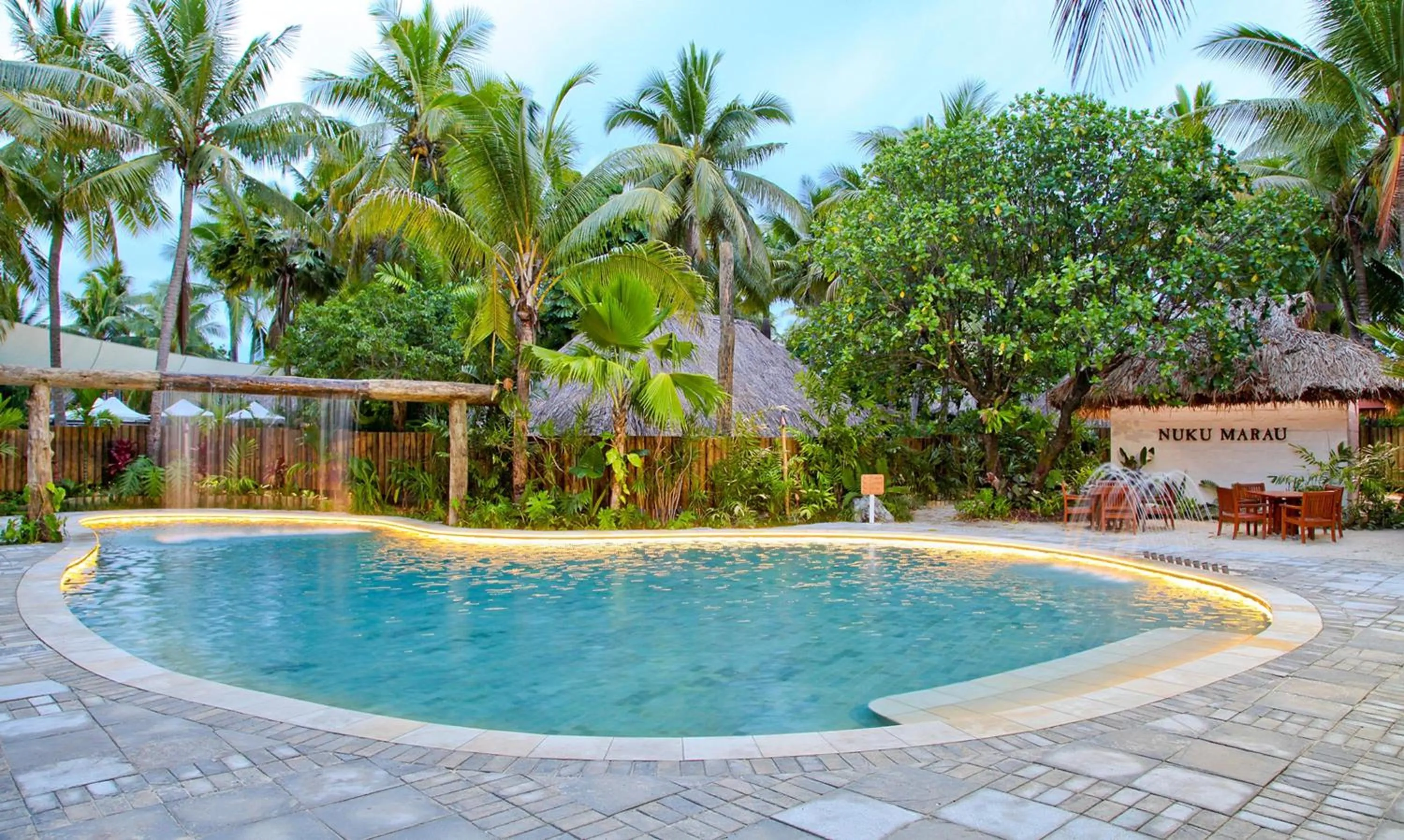 Swimming pool in Castaway Island, Fiji