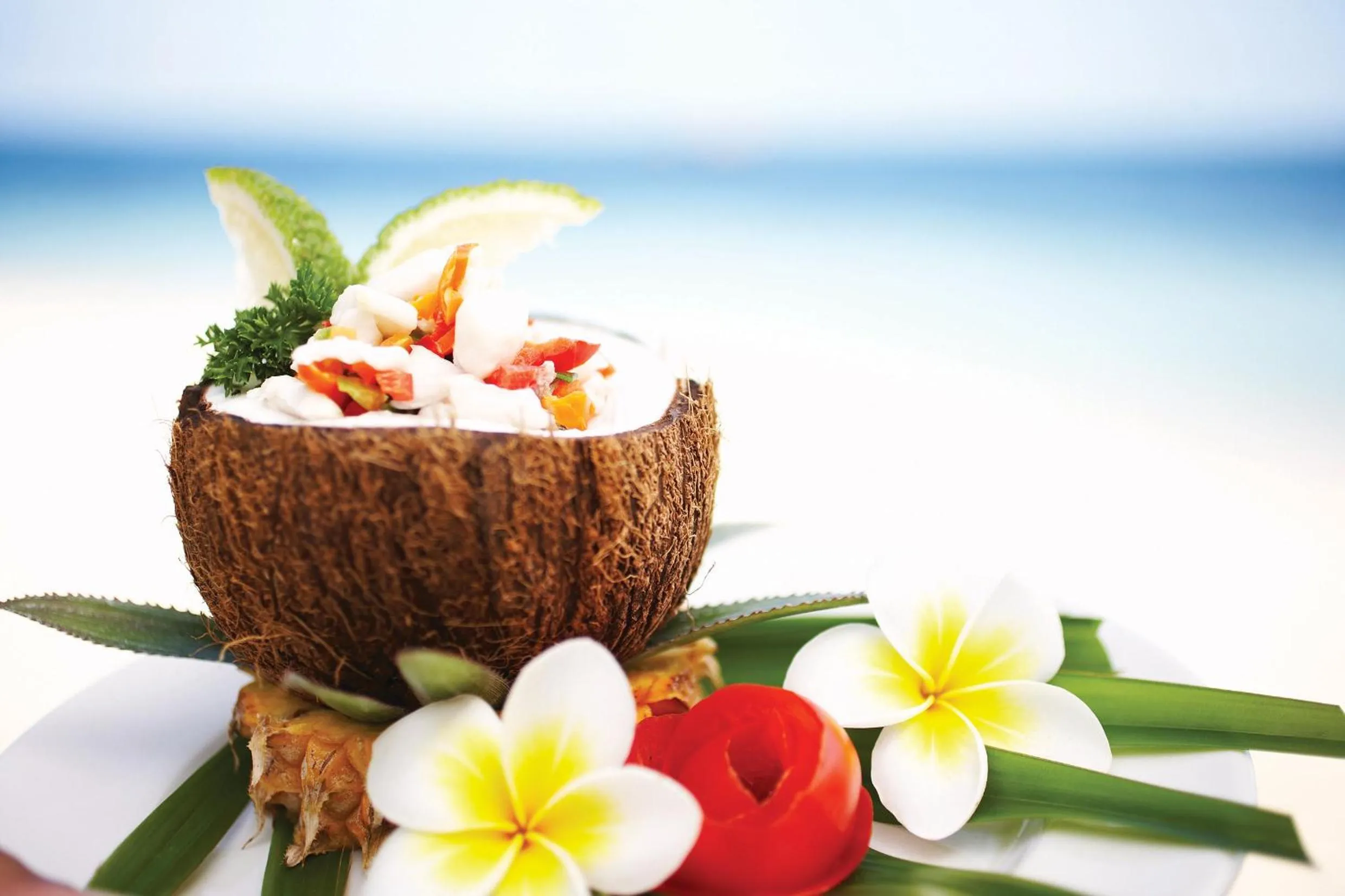 Food close-up in Castaway Island, Fiji