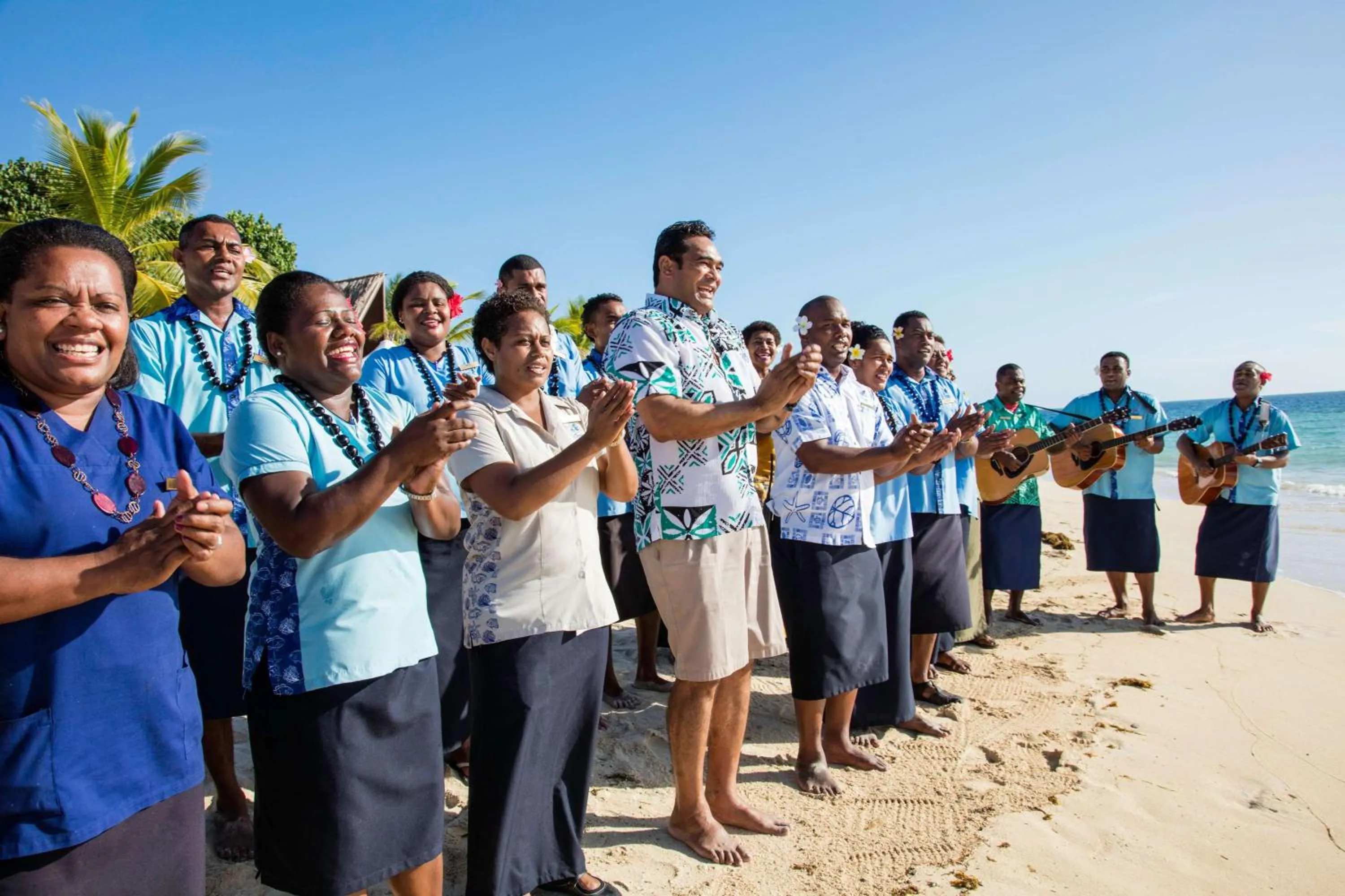 People in Castaway Island, Fiji
