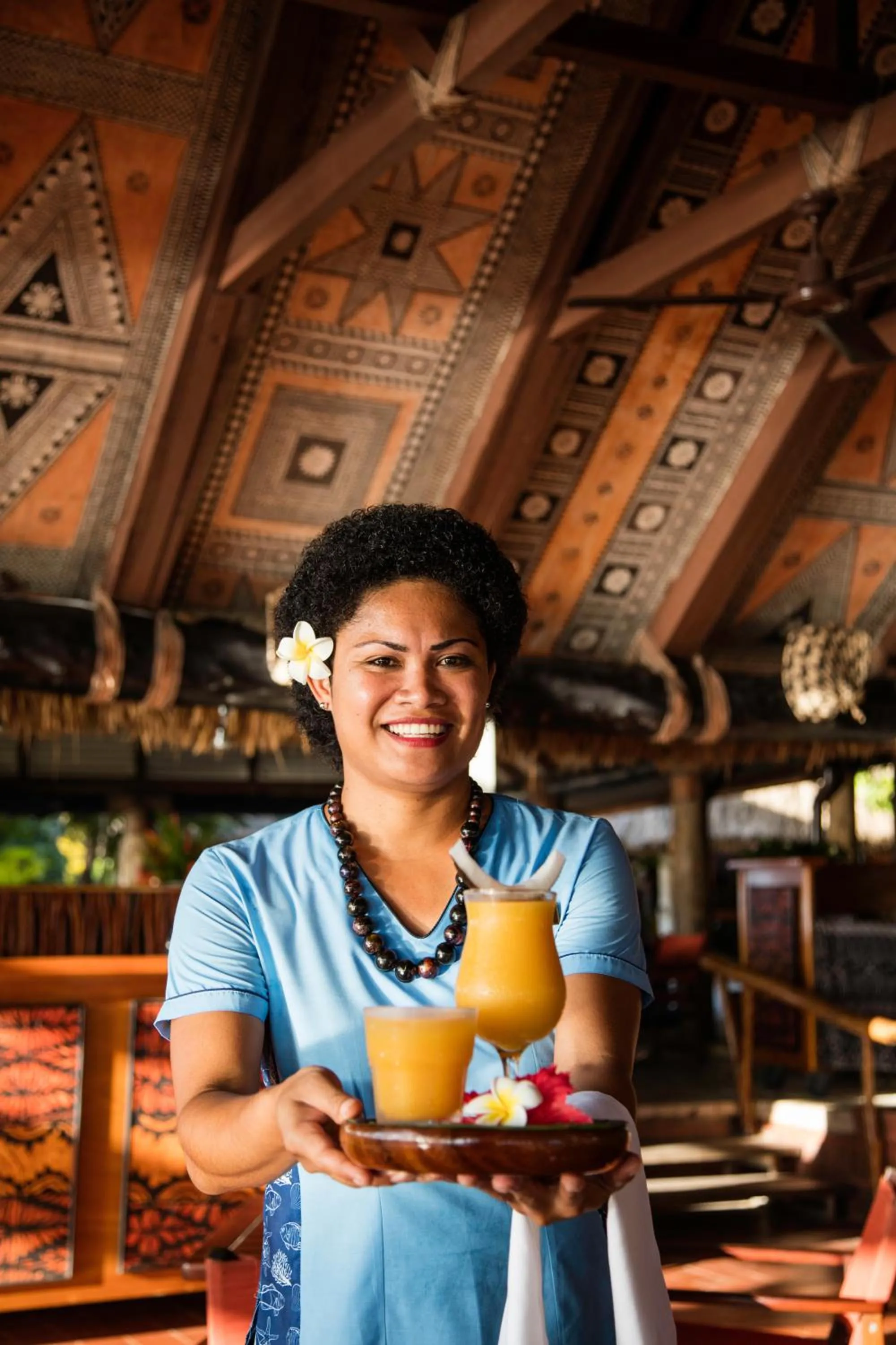 Swimming pool in Castaway Island, Fiji