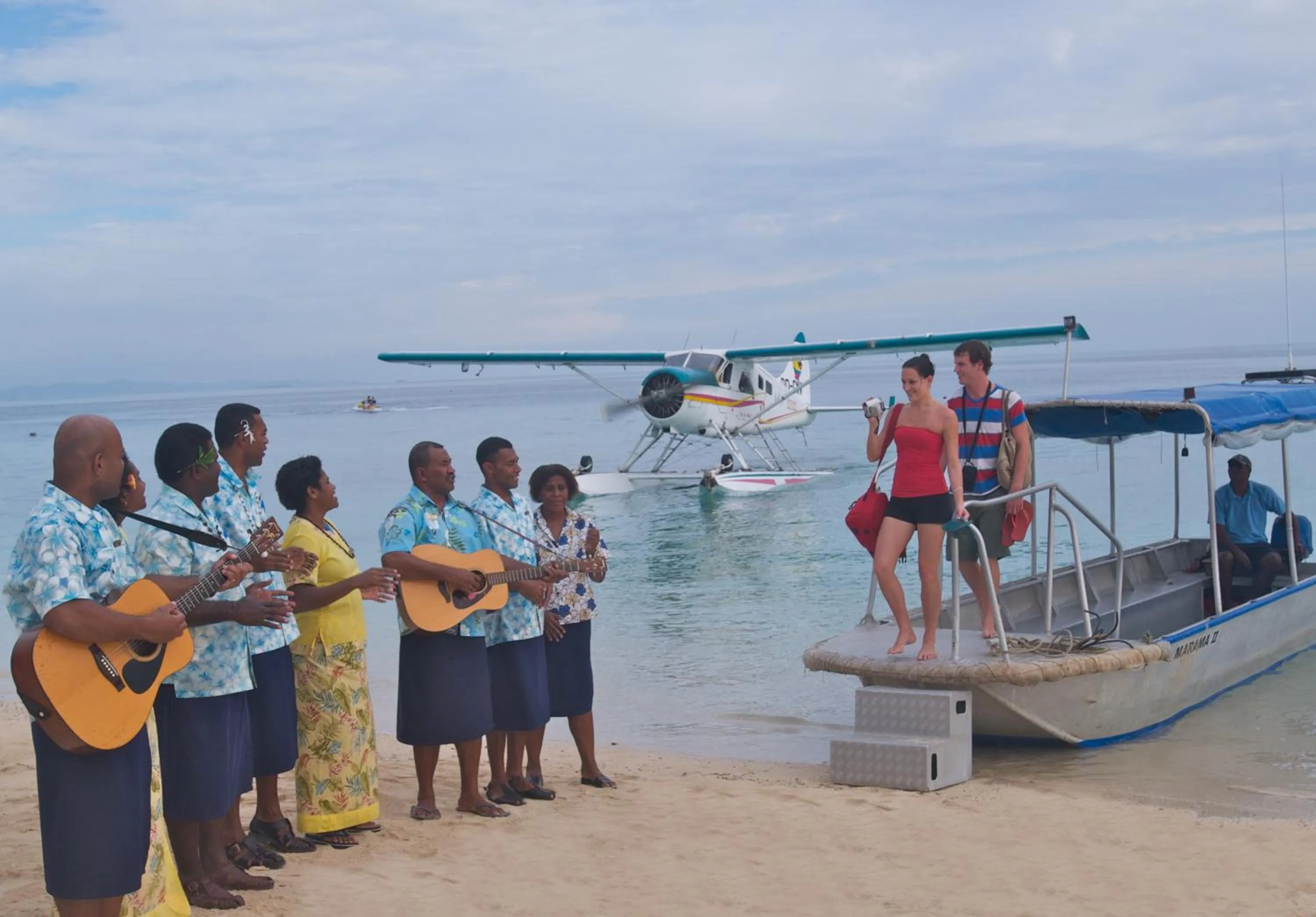 Guests in Castaway Island, Fiji