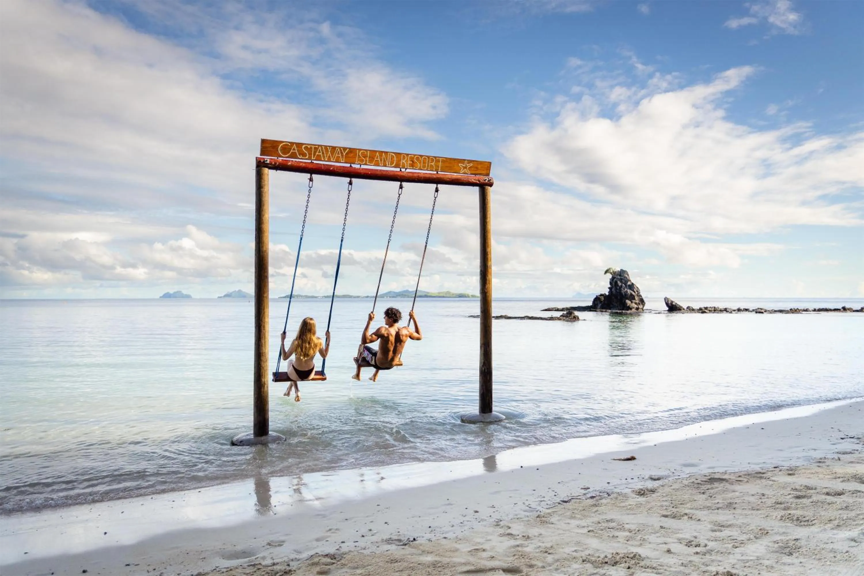 Beach in Castaway Island, Fiji
