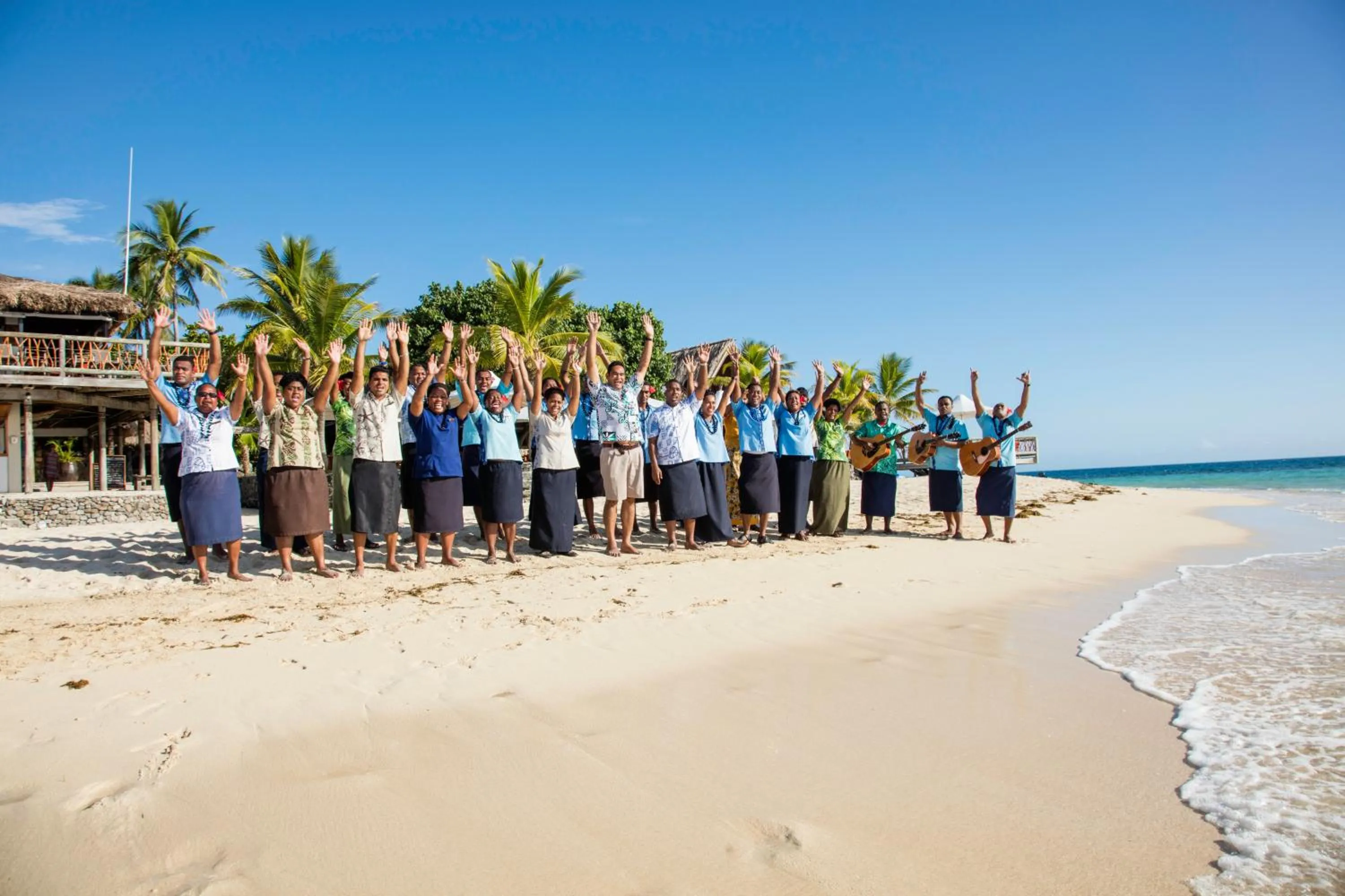 Staff in Castaway Island, Fiji