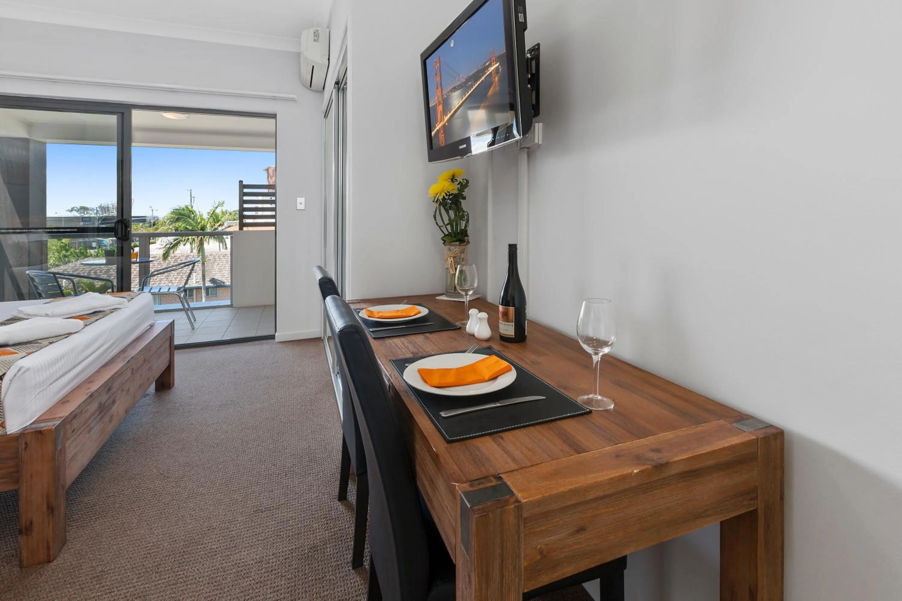 Seating area in La Vida on Anzac