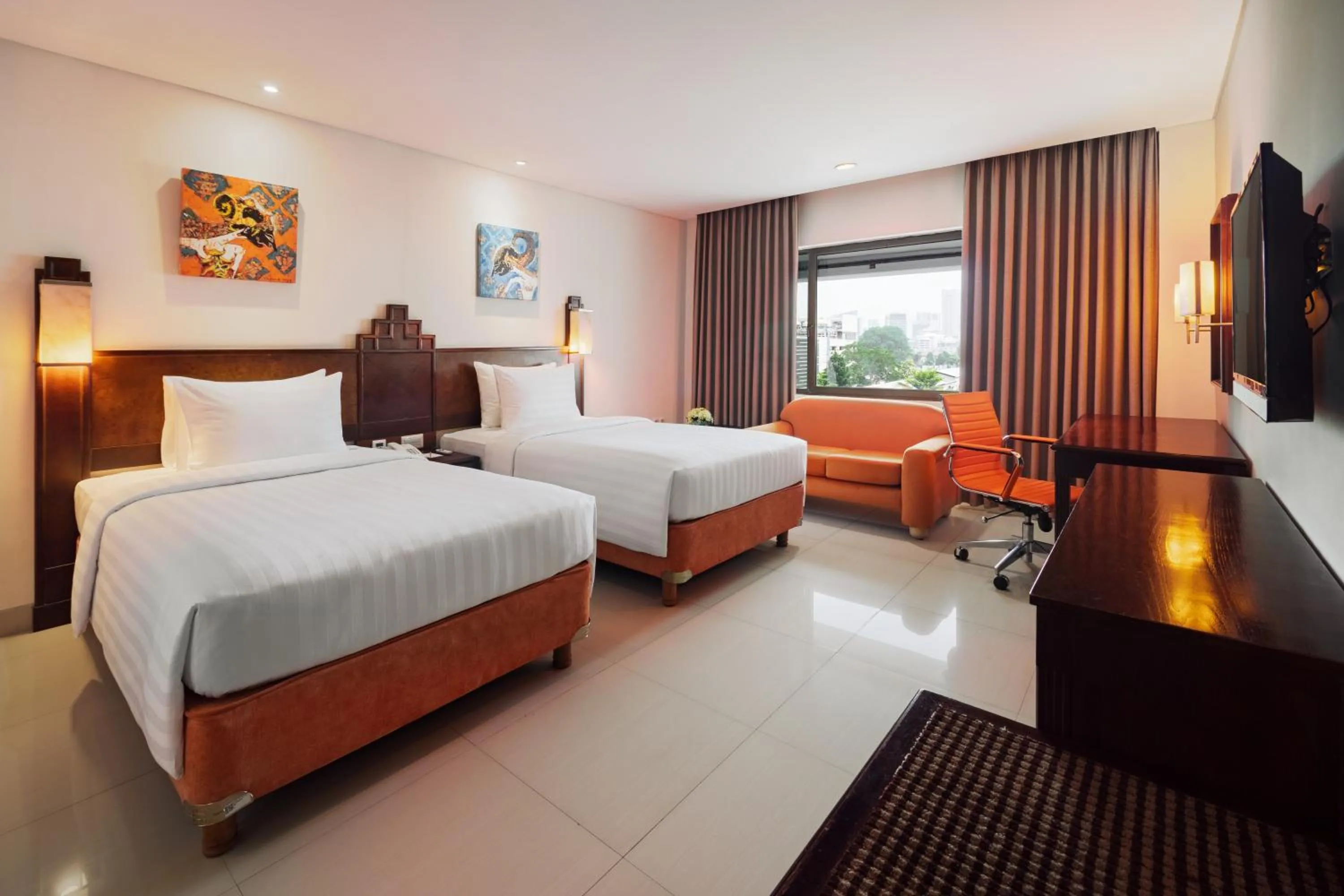 Bedroom, Bed in Grand Sahid Jaya