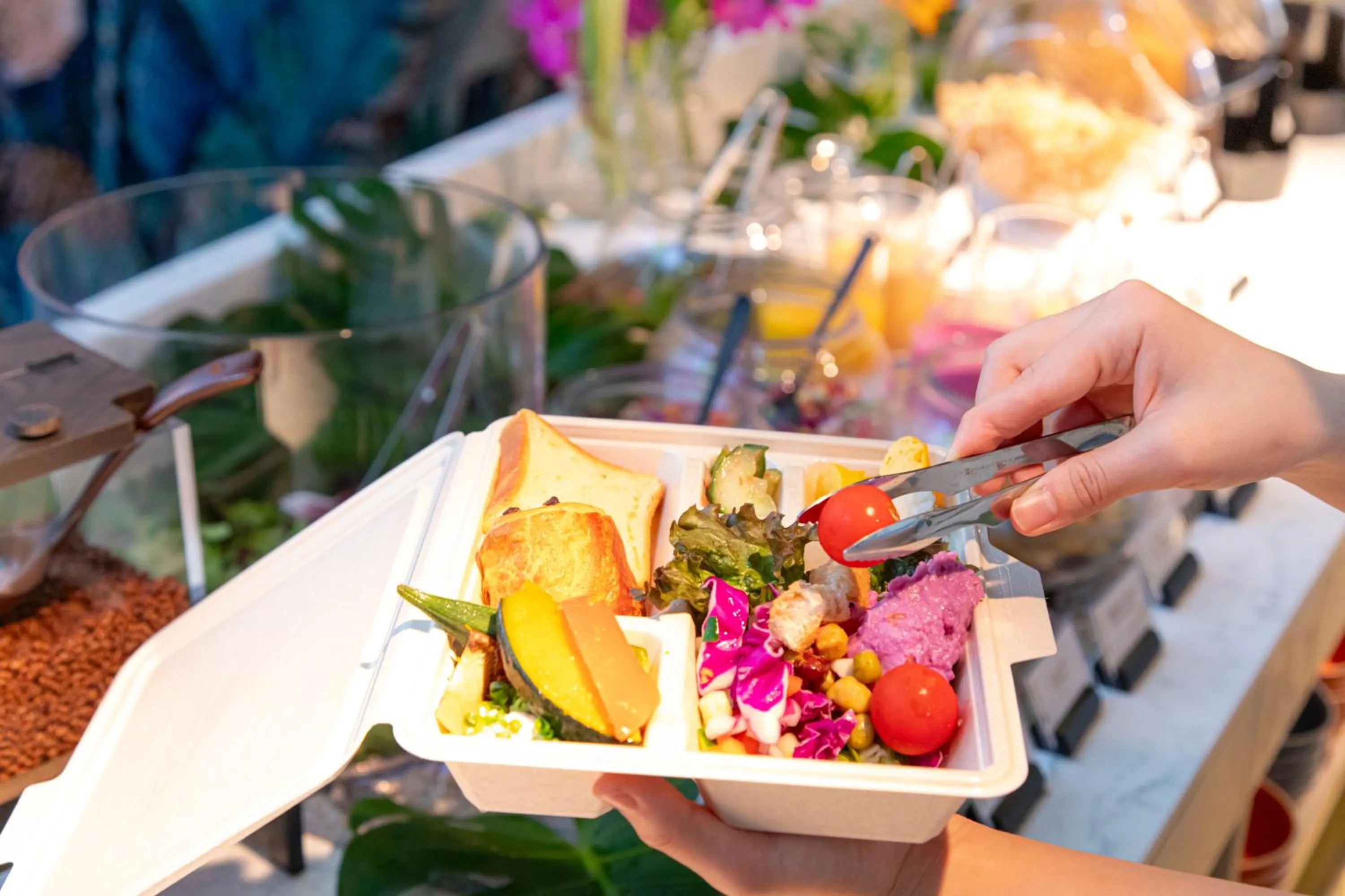 Breakfast in TWIN LINE HOTEL YANBARU OKINAWA JAPAN Formerly Okinawa Suncoast Hotel