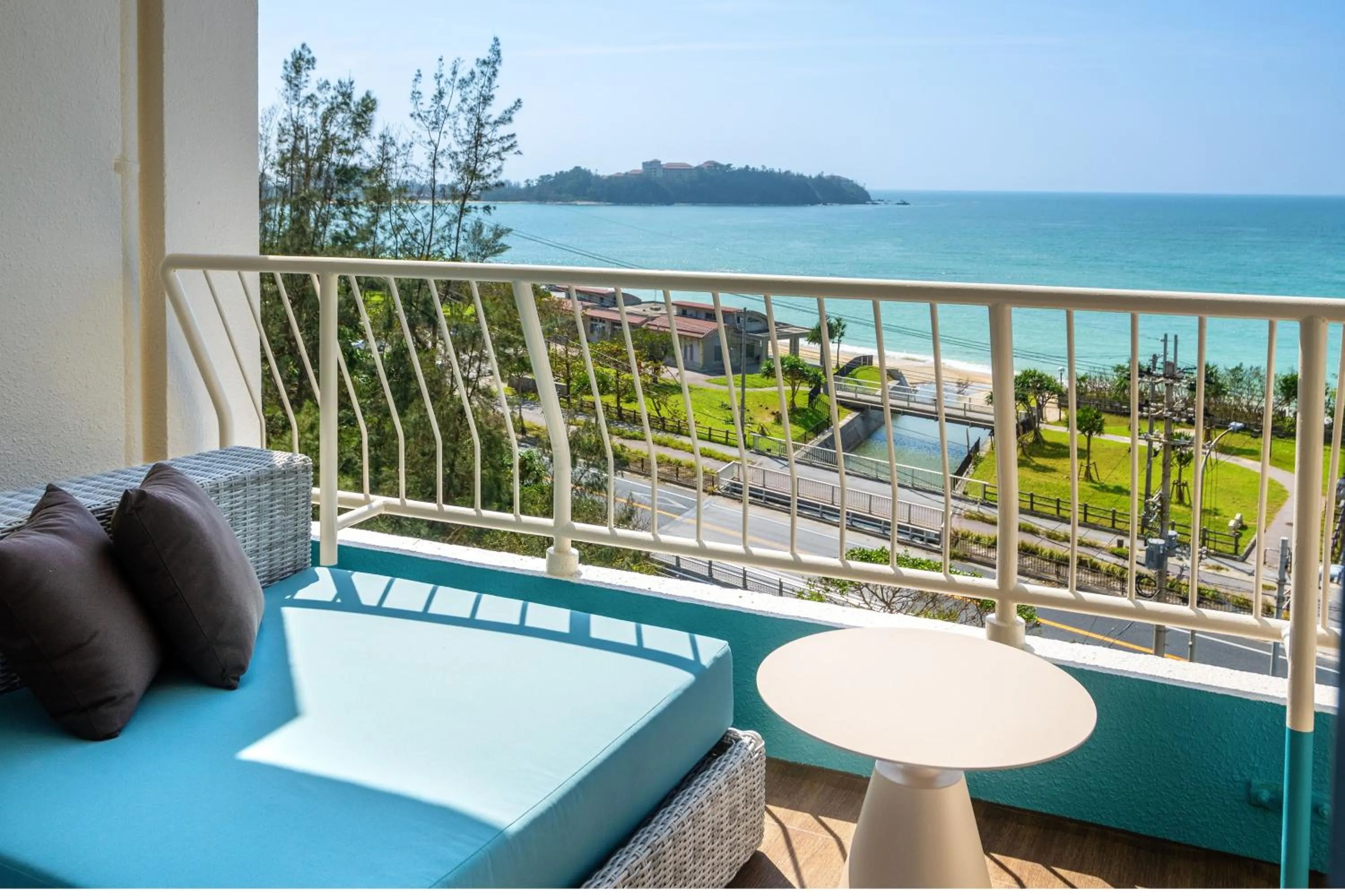 View (from property/room) in TWIN LINE HOTEL YANBARU OKINAWA JAPAN Formerly Okinawa Suncoast Hotel