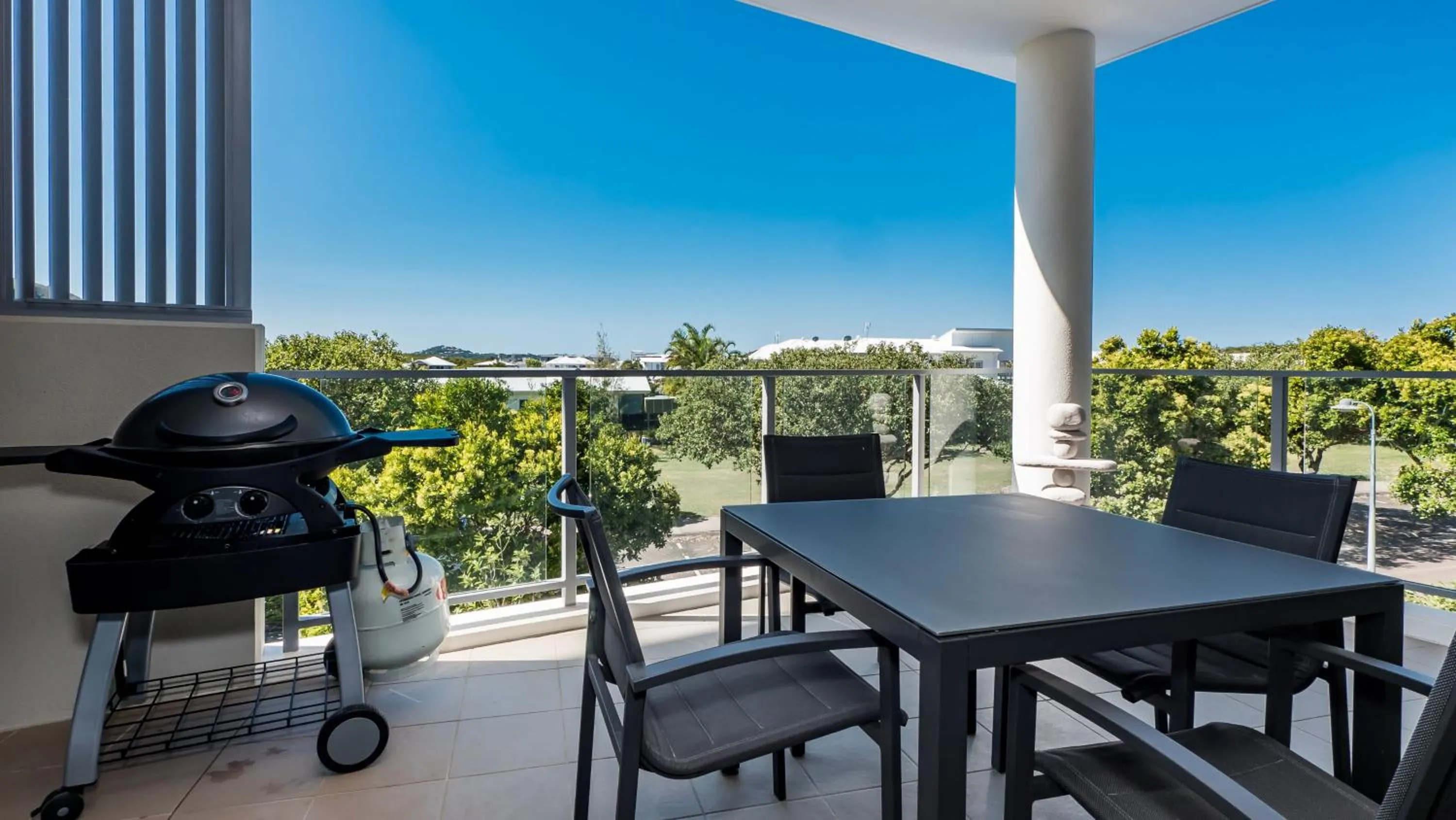 BBQ facilities in White Shells Luxury Apartments Marcoola