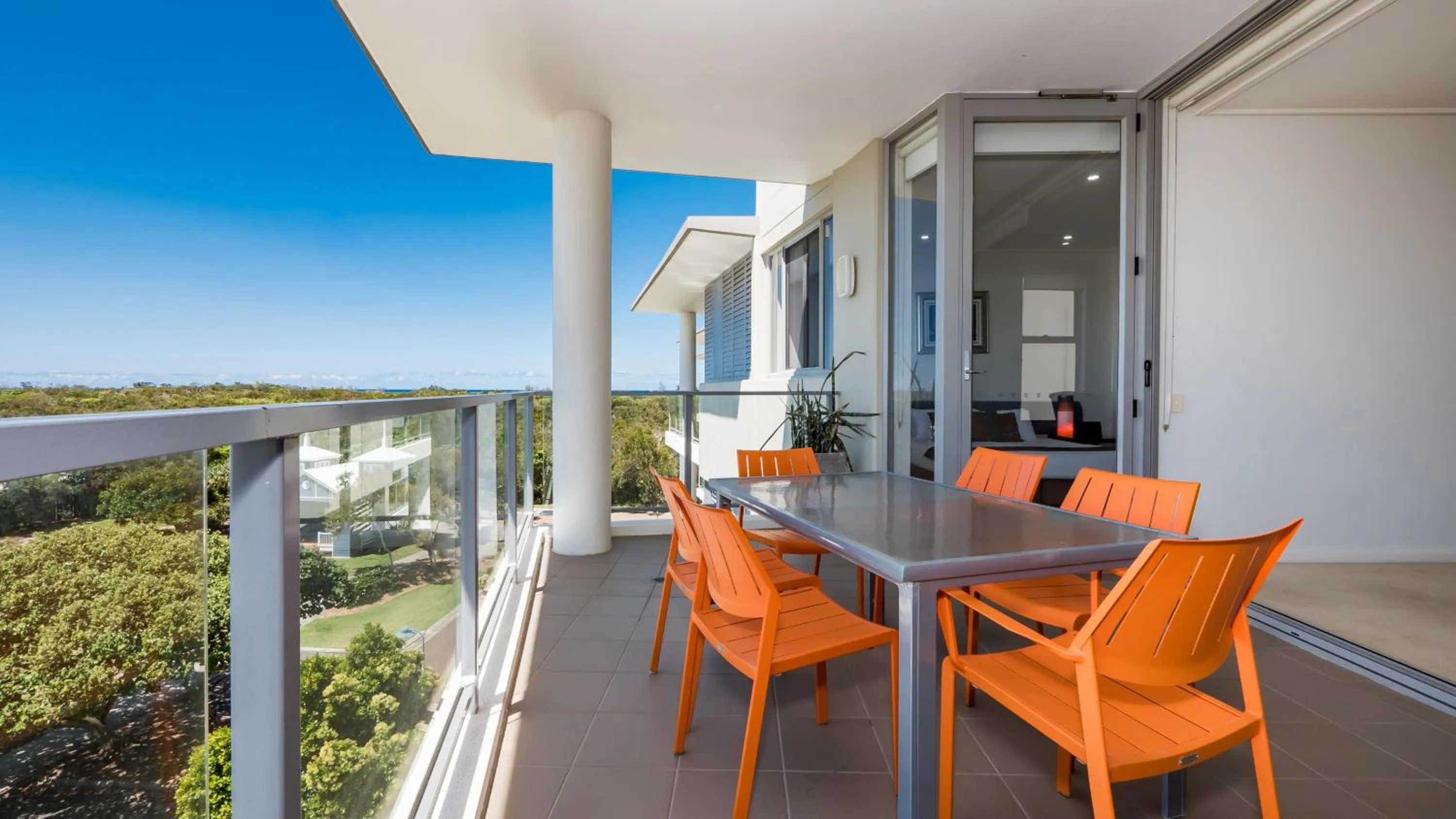 Patio in White Shells Luxury Apartments Marcoola