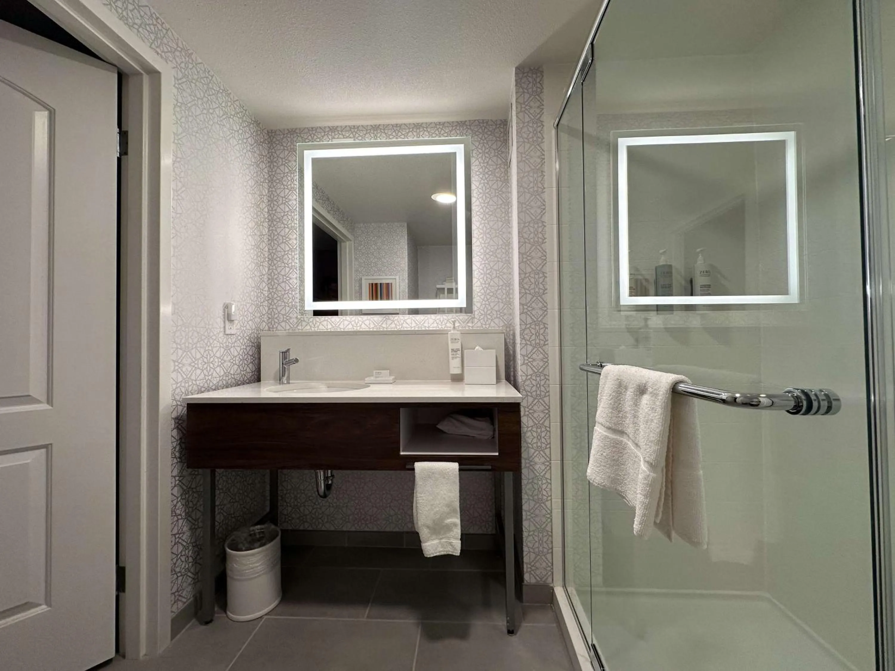 Bathroom in Hampton Inn Milpitas