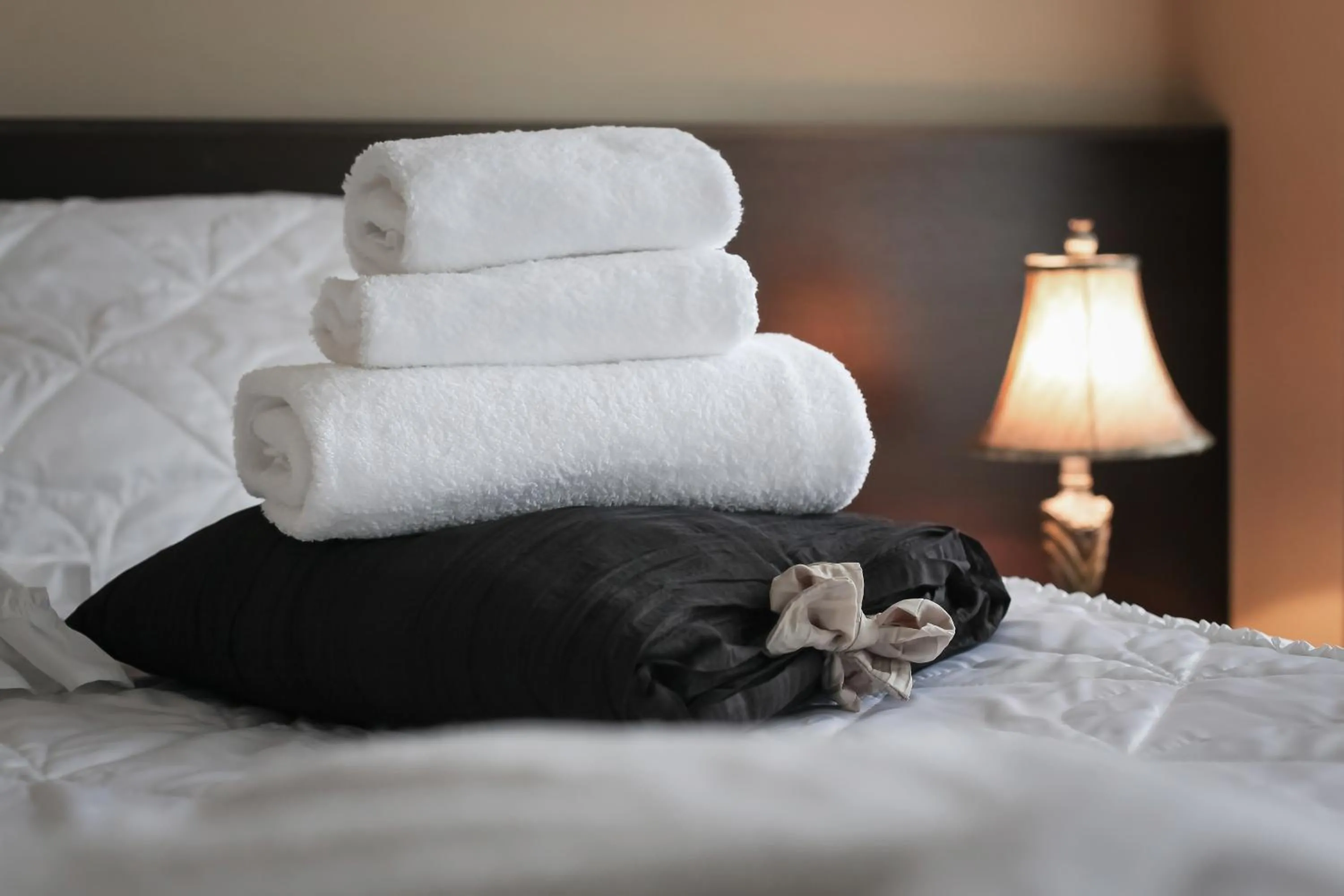 Bed in Hotel Palma