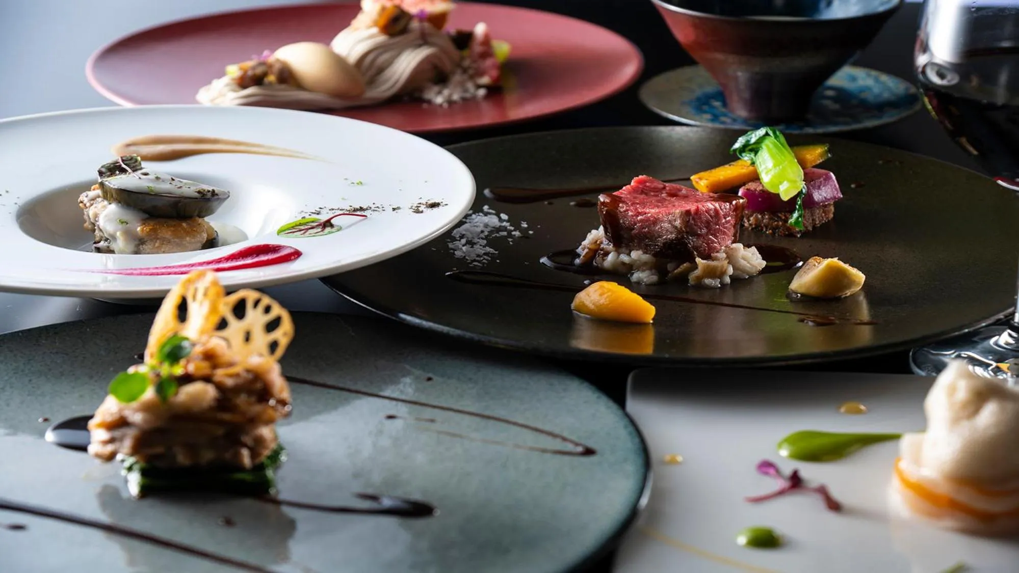 Dinner in Satoyama Auberge & Hot Spring Wellness Spa Sakuragaike Kurgarden