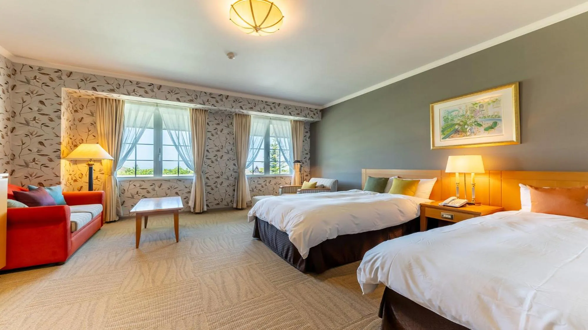 Photo of the whole room, Bed in Satoyama Auberge & Hot Spring Wellness Spa Sakuragaike Kurgarden