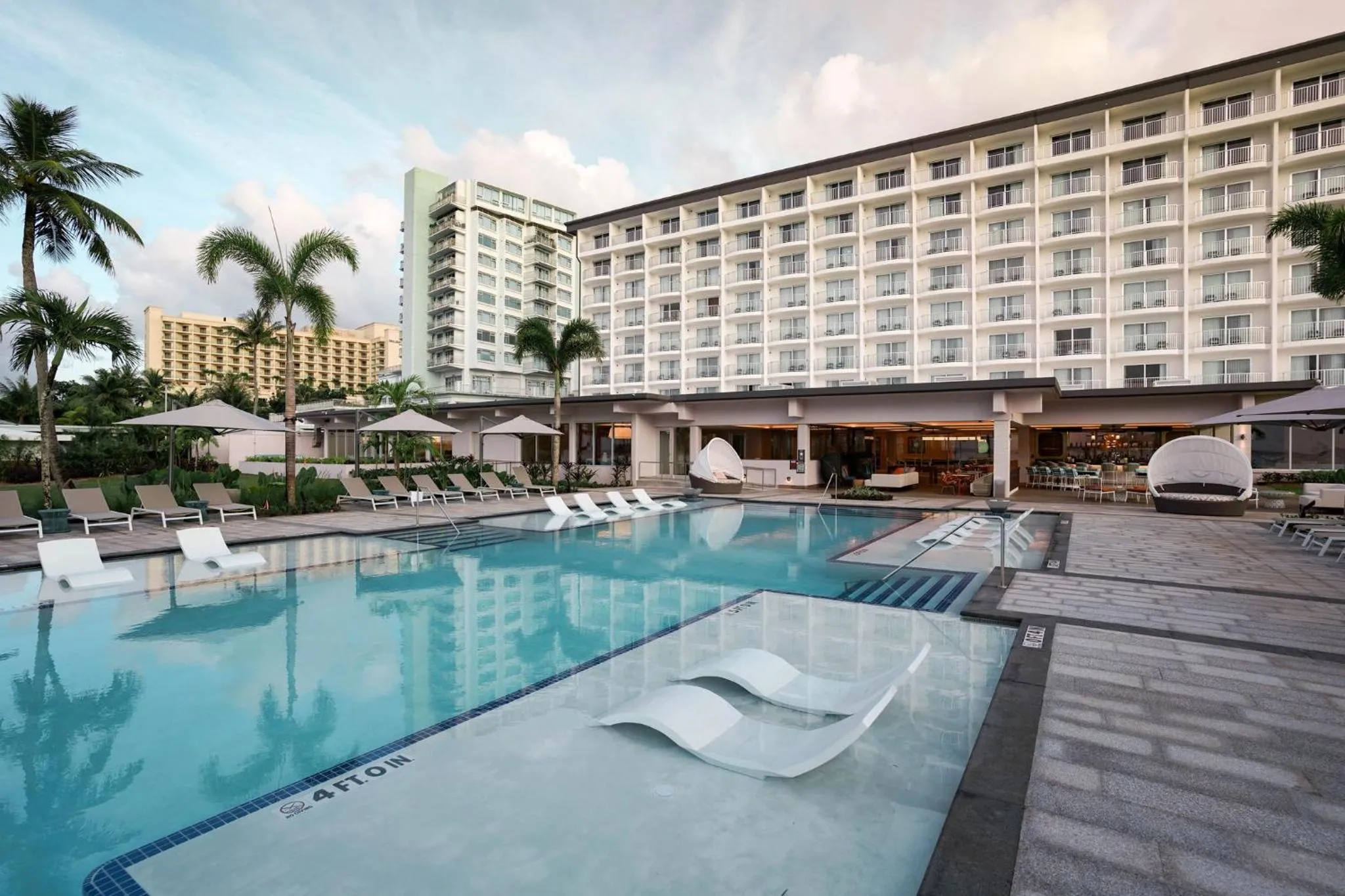 Swimming pool in Crowne Plaza Resort Guam