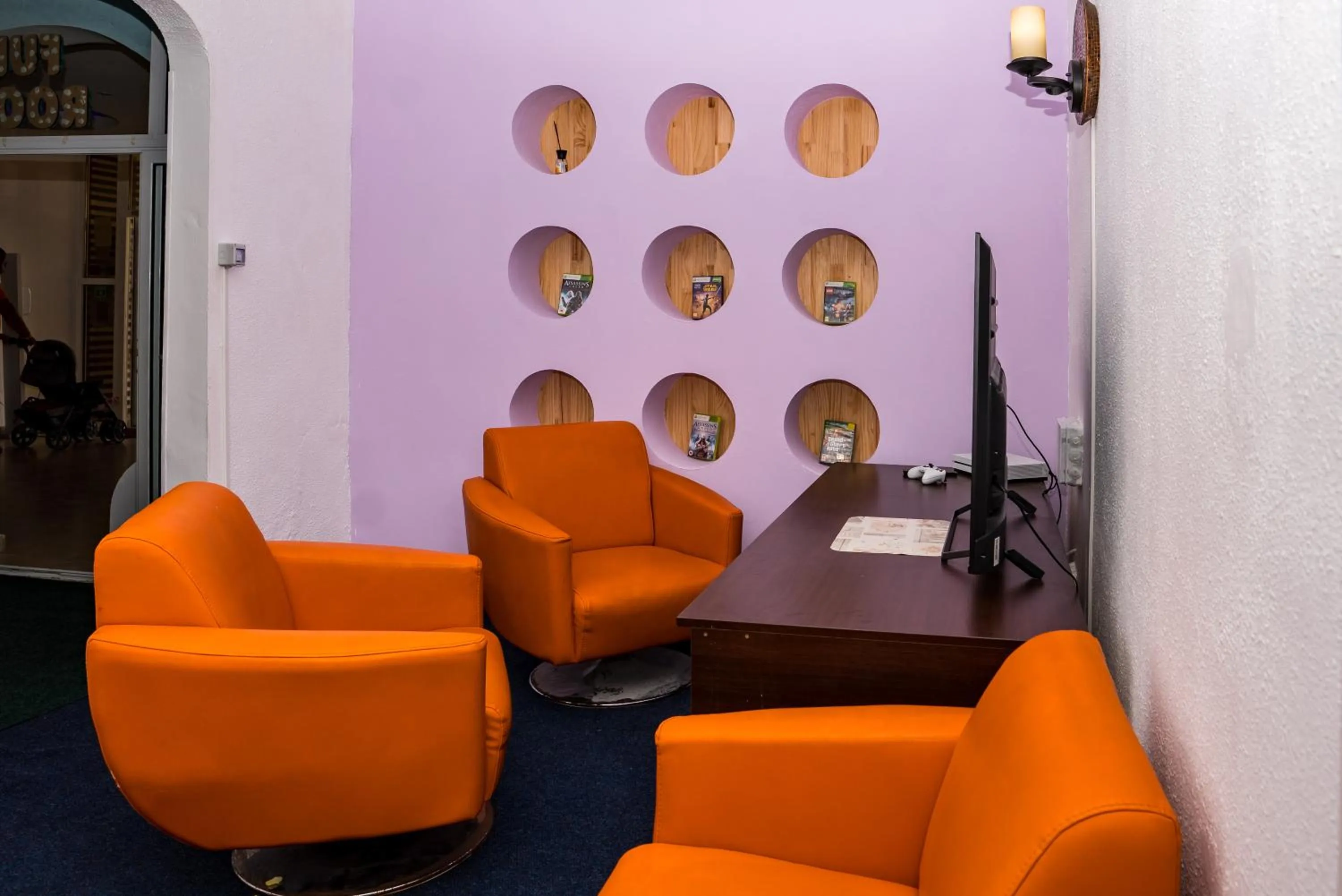 Seating area in Hotel Opal