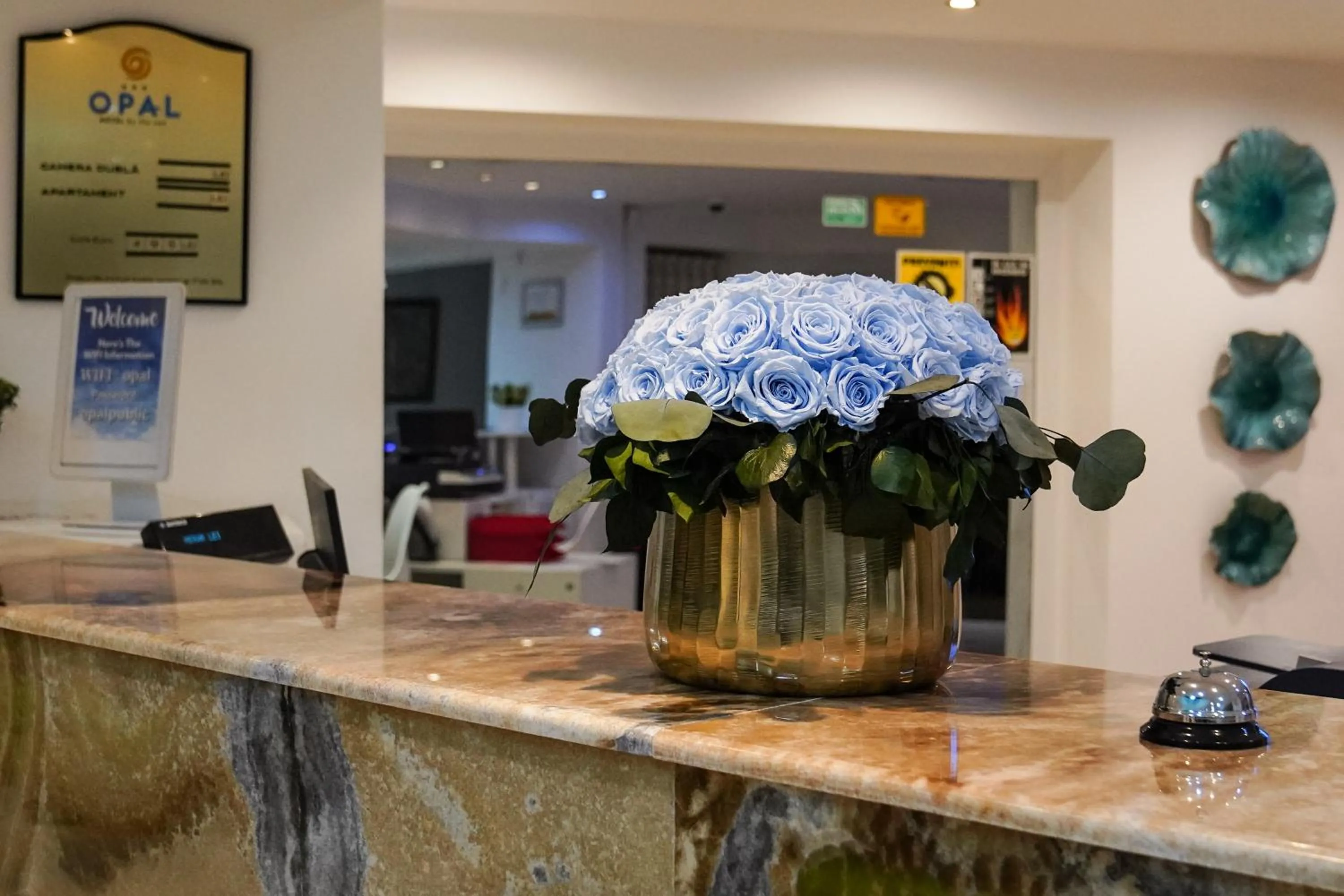 Lobby or reception in Hotel Opal