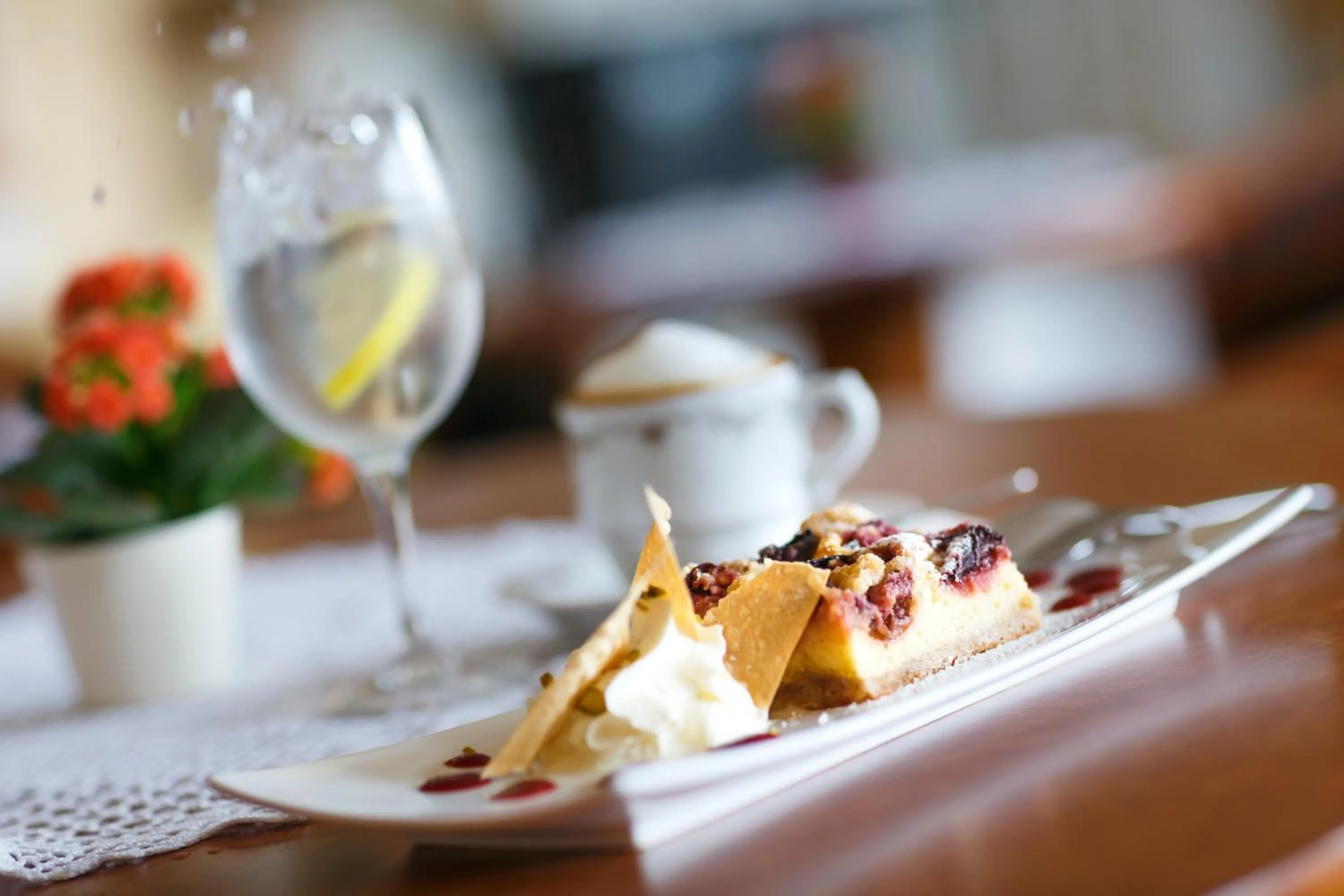 Food and drinks in Seehotel Vinzenz