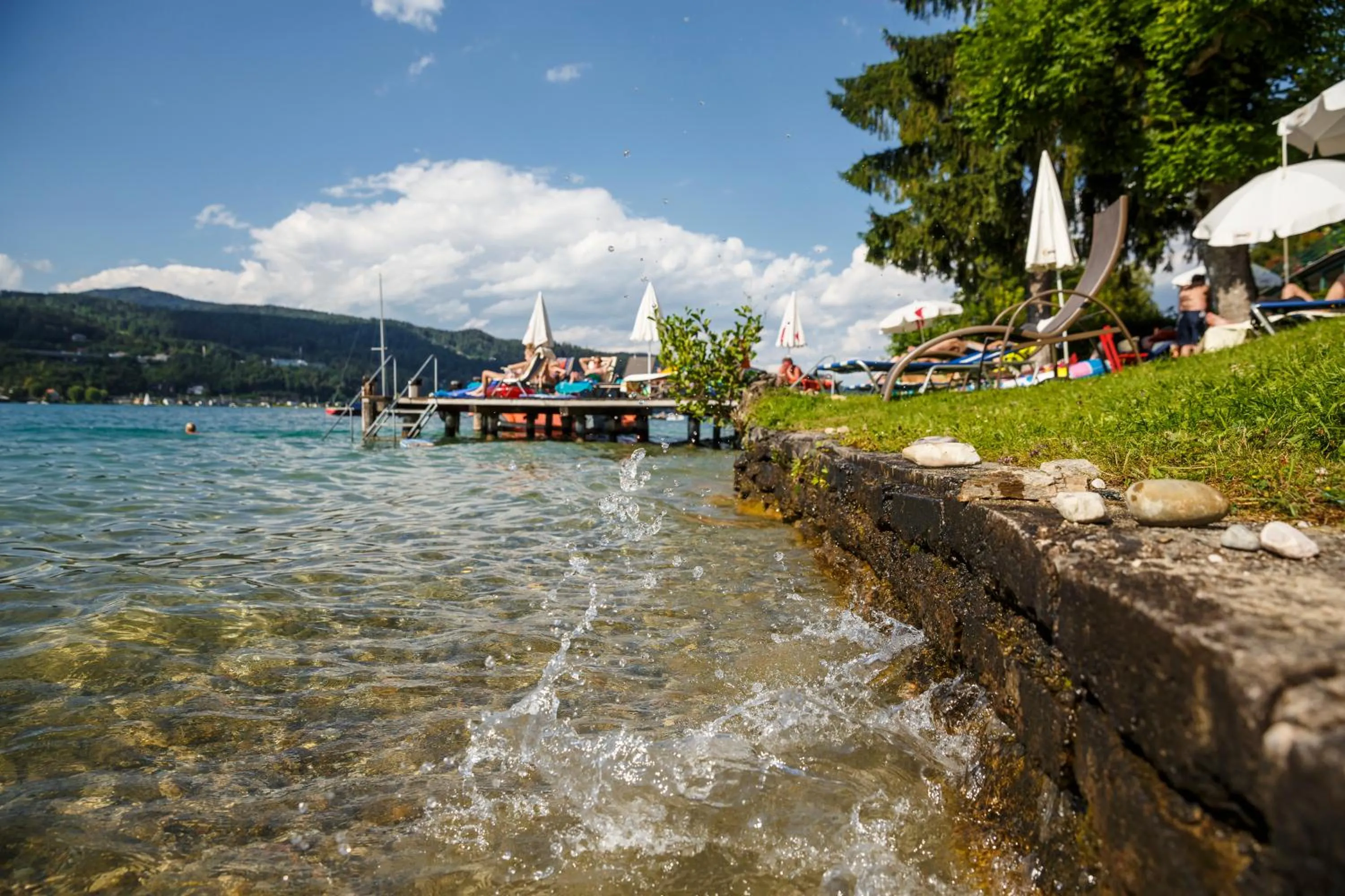 Beach in Seehotel Vinzenz