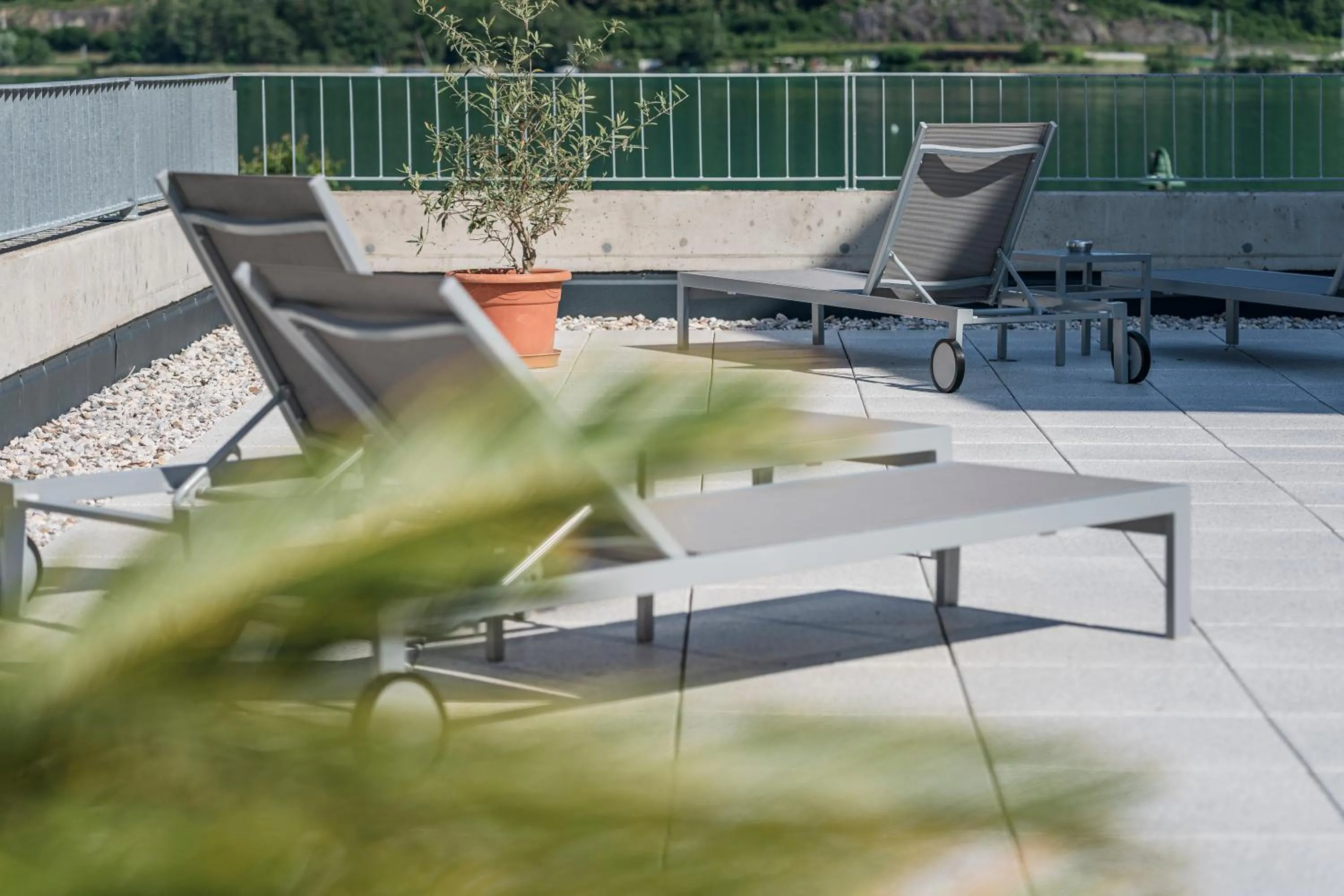 sunbed in Seehotel Vinzenz