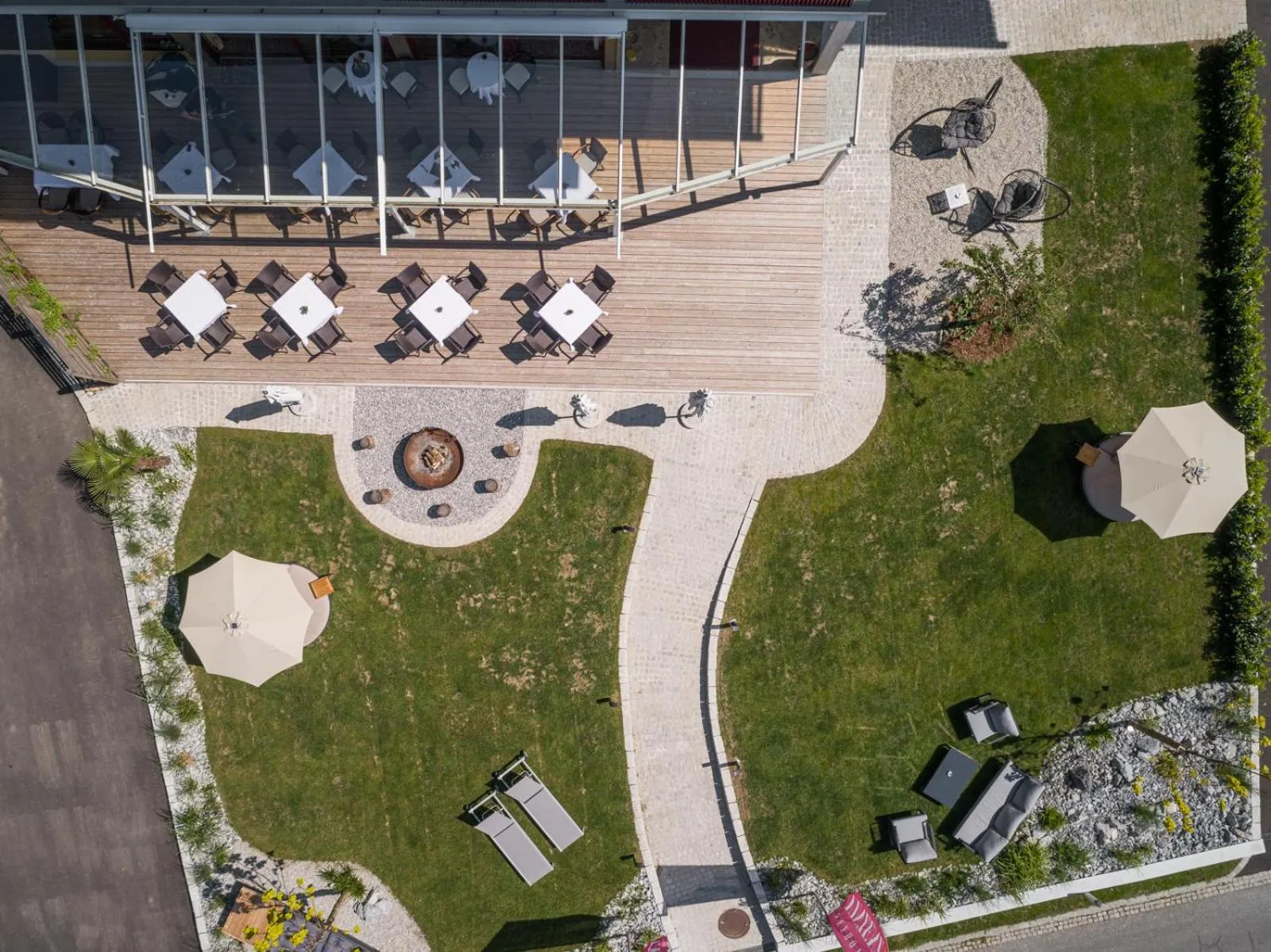 Bird's eye view in Seehotel Vinzenz