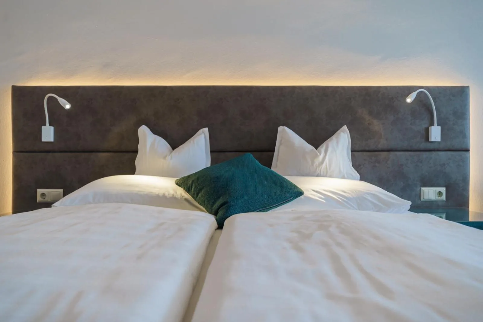 Photo of the whole room, Bed in Seehotel Vinzenz
