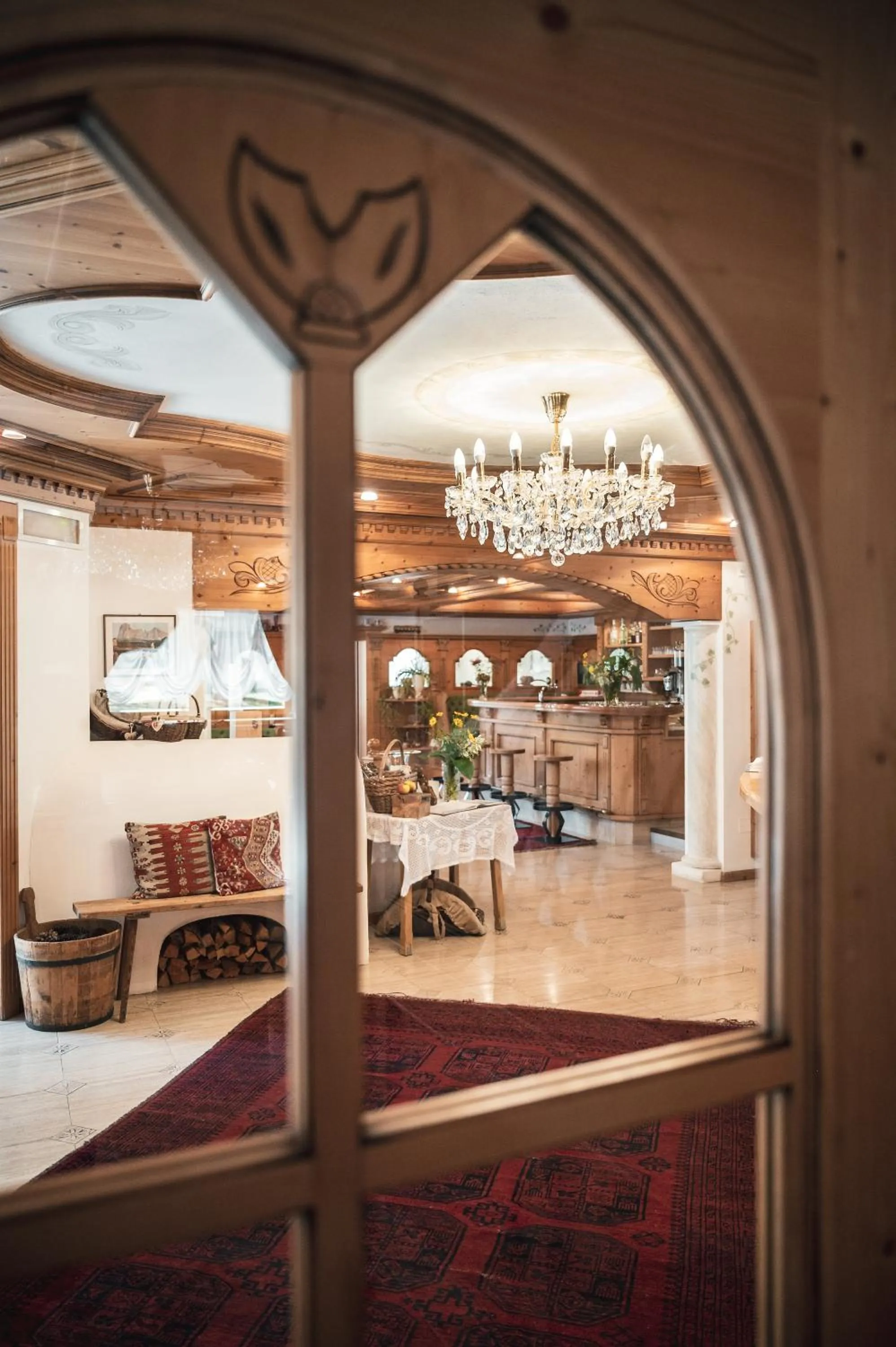 Lobby or reception in Hotel Chalet Corso