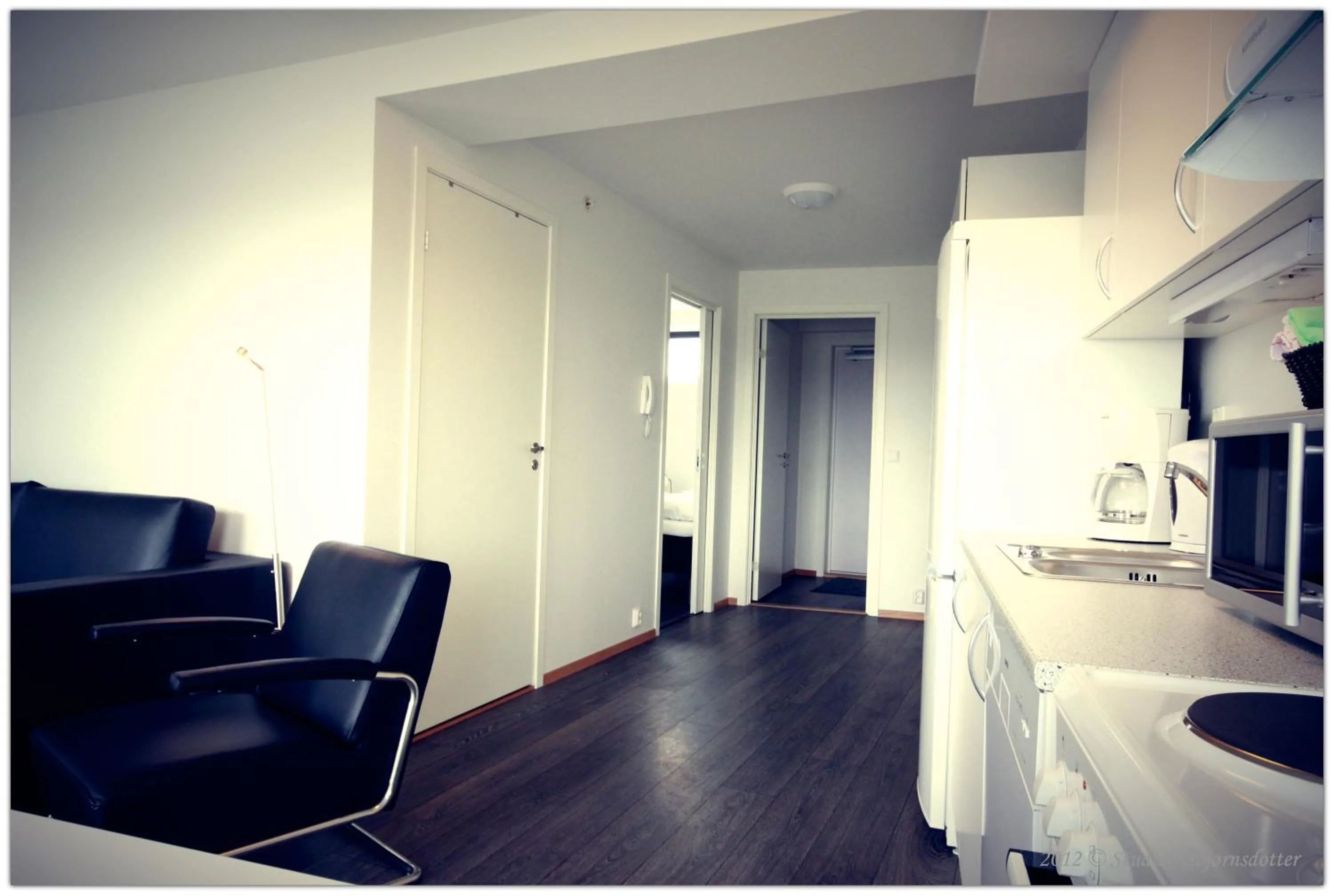 Text overlay in Flotmyrgården Apartment Hotel