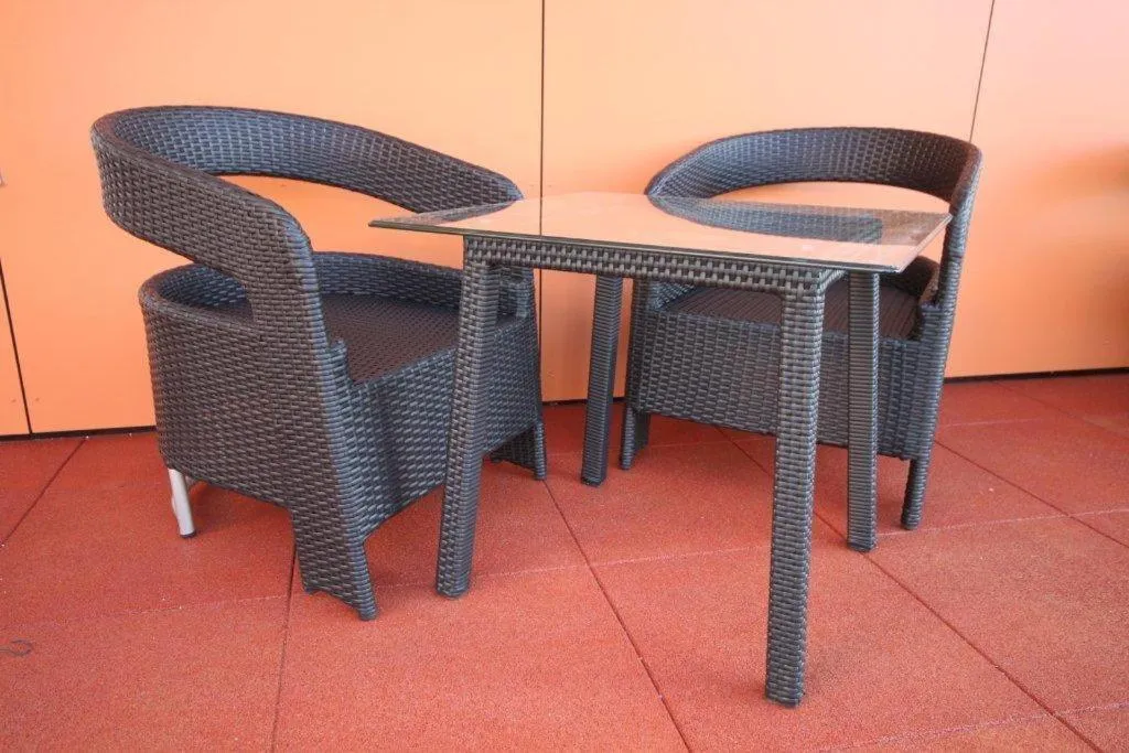 Patio in Flotmyrgården Apartment Hotel