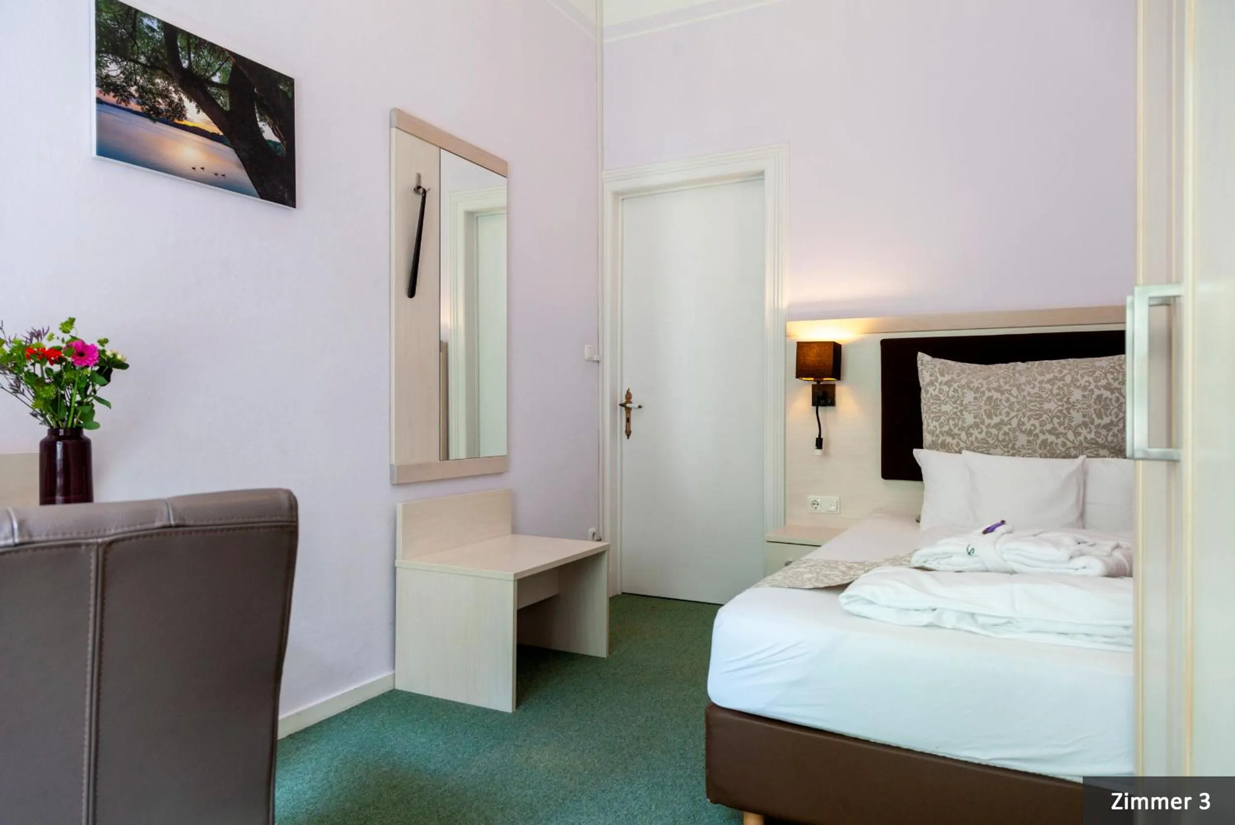 Bed in Hotel See-Villa