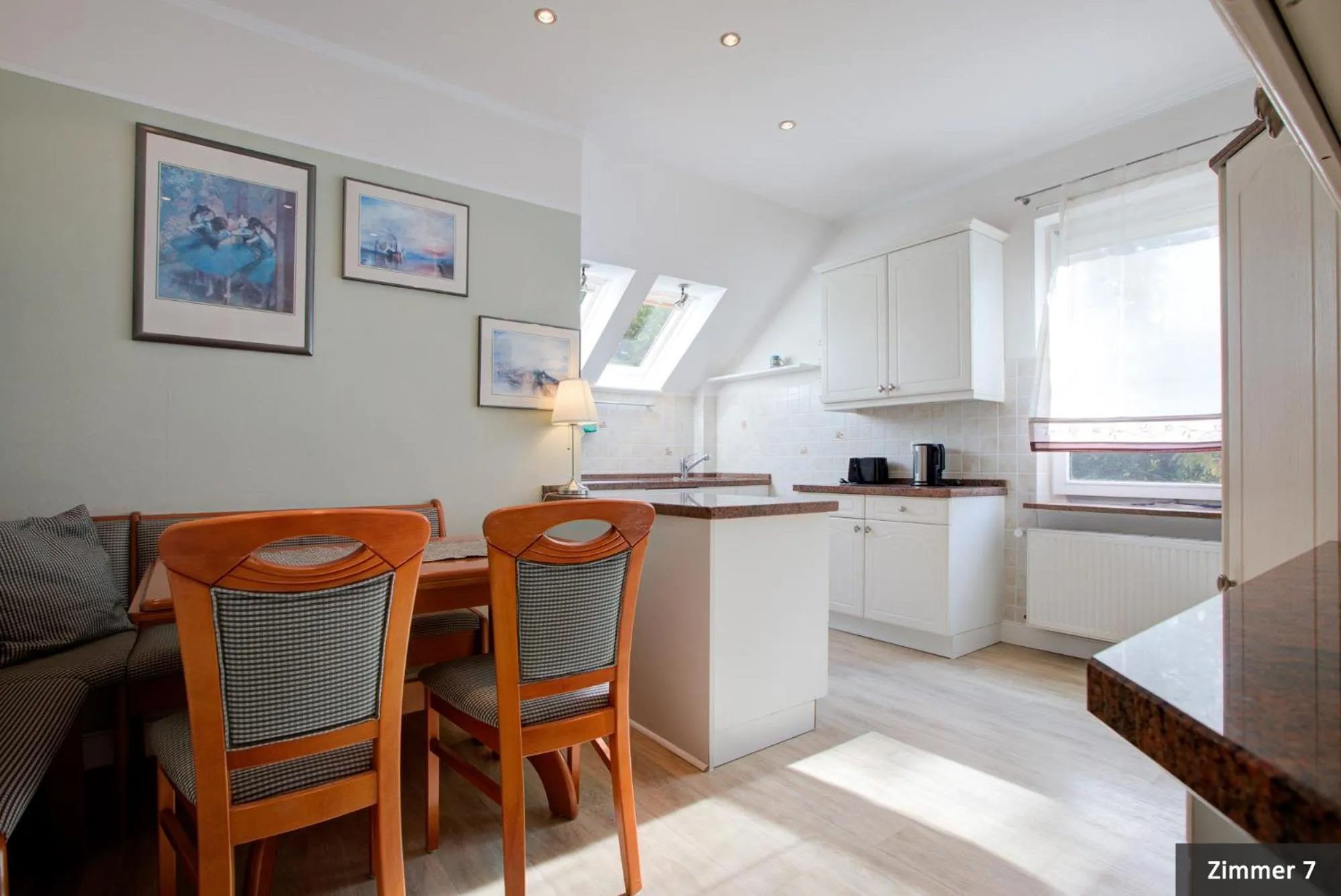 Kitchen or kitchenette in Hotel See-Villa